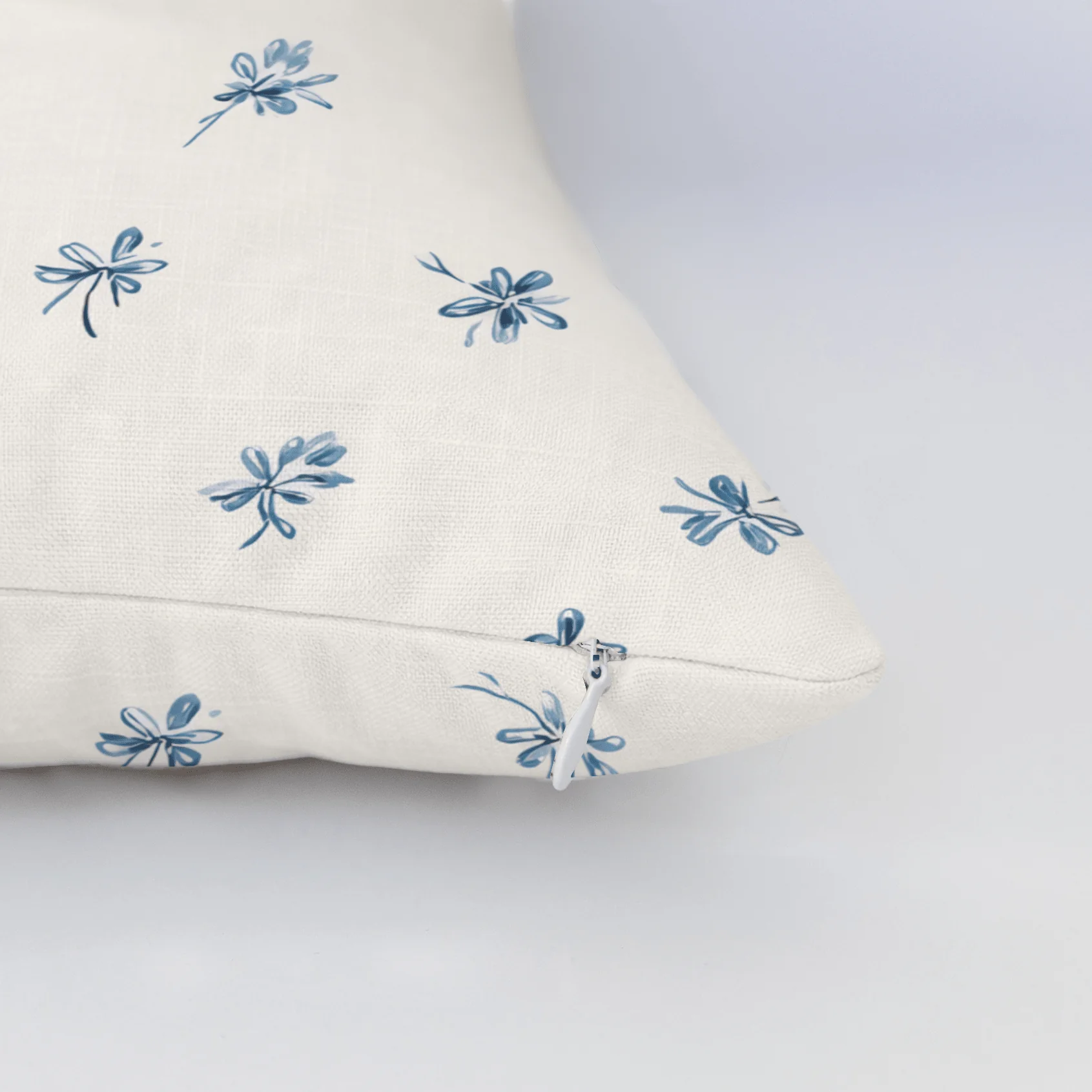 Evie Blue Throw Pillow - Image 5