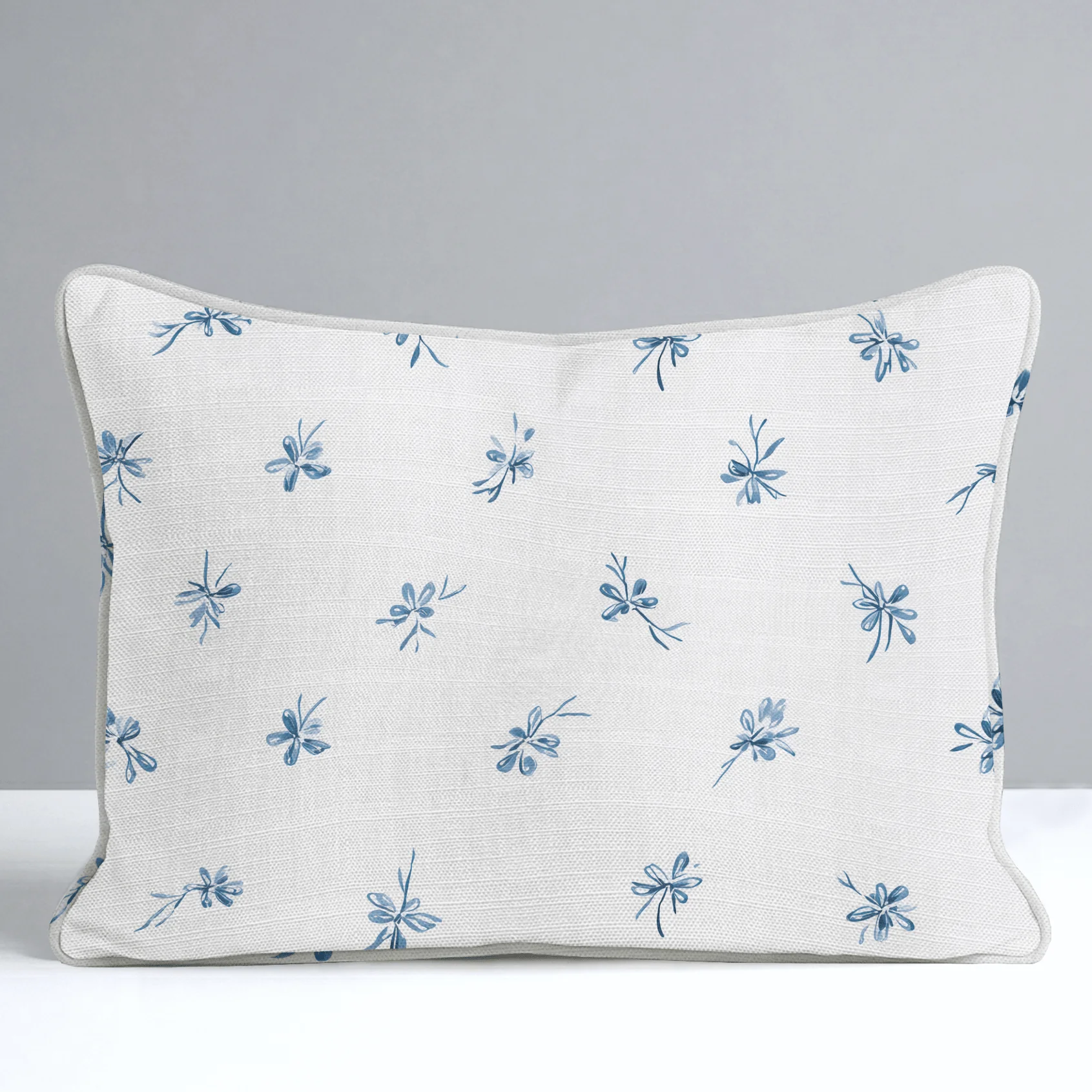 Evie Blue Throw Pillow - Image 7
