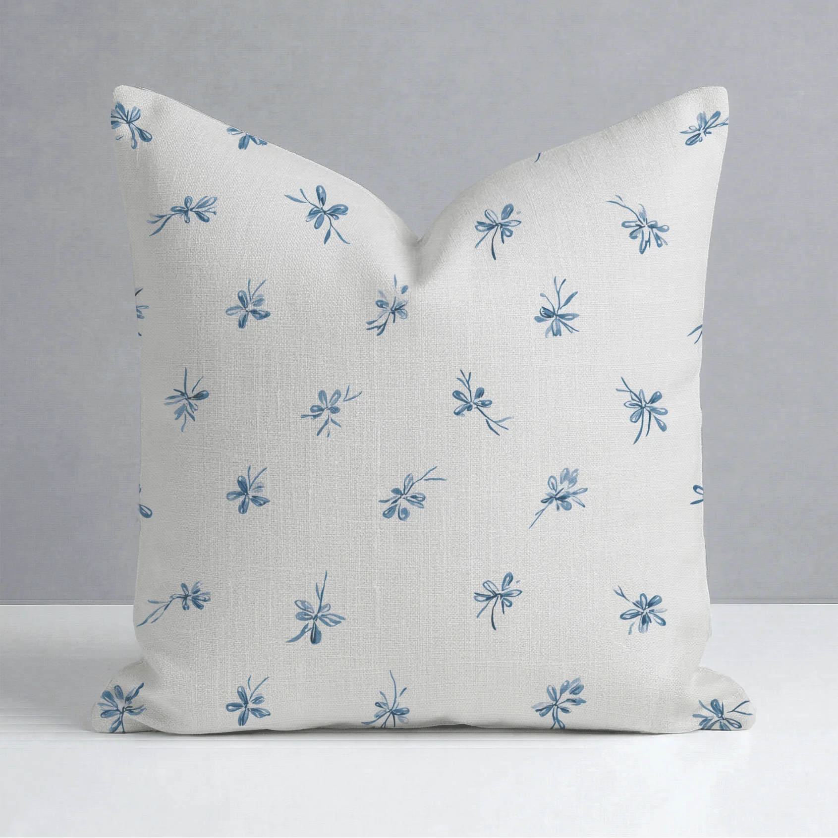 Evie Blue Throw Pillow - Image 9