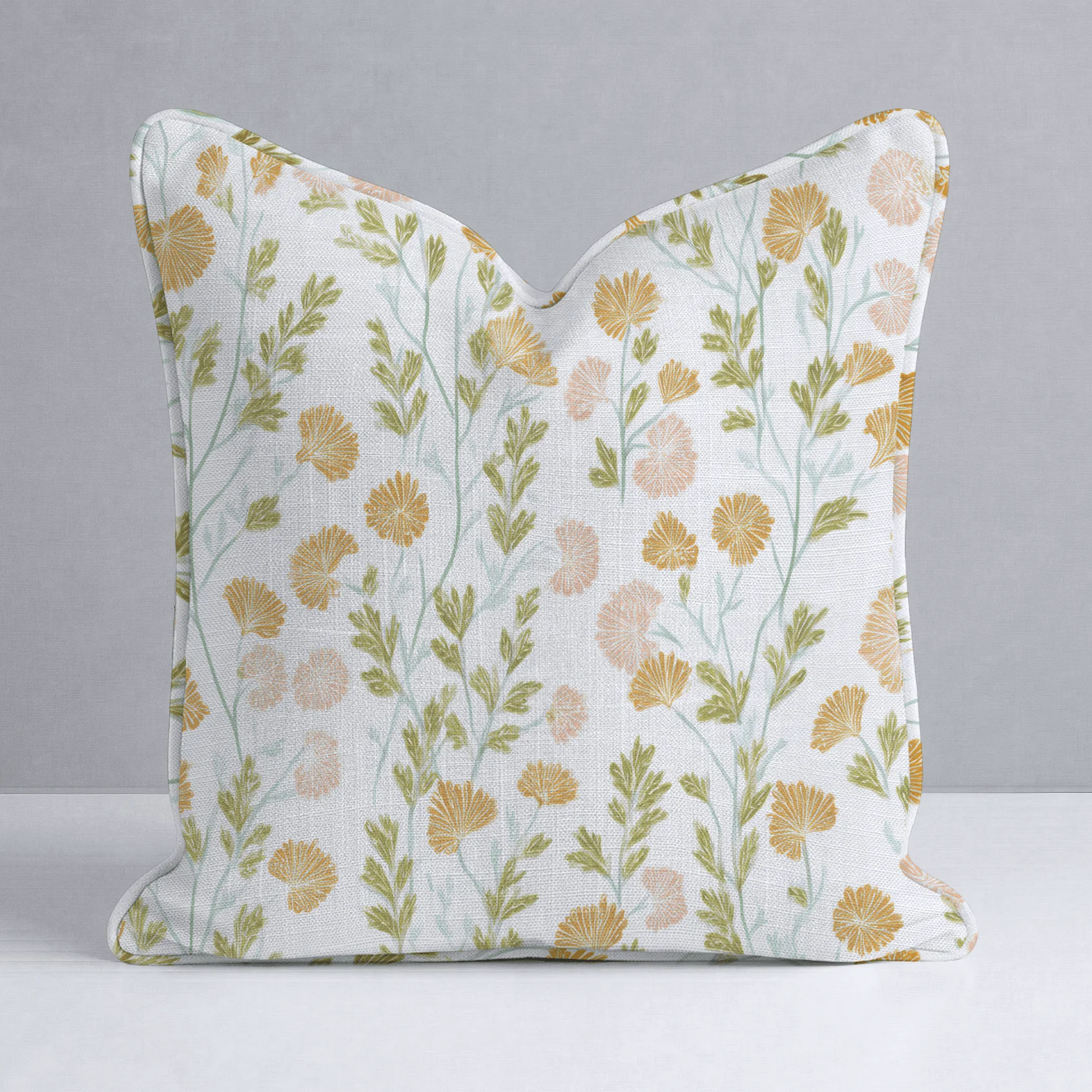 Faded Flora Throw Pillow - Image 10