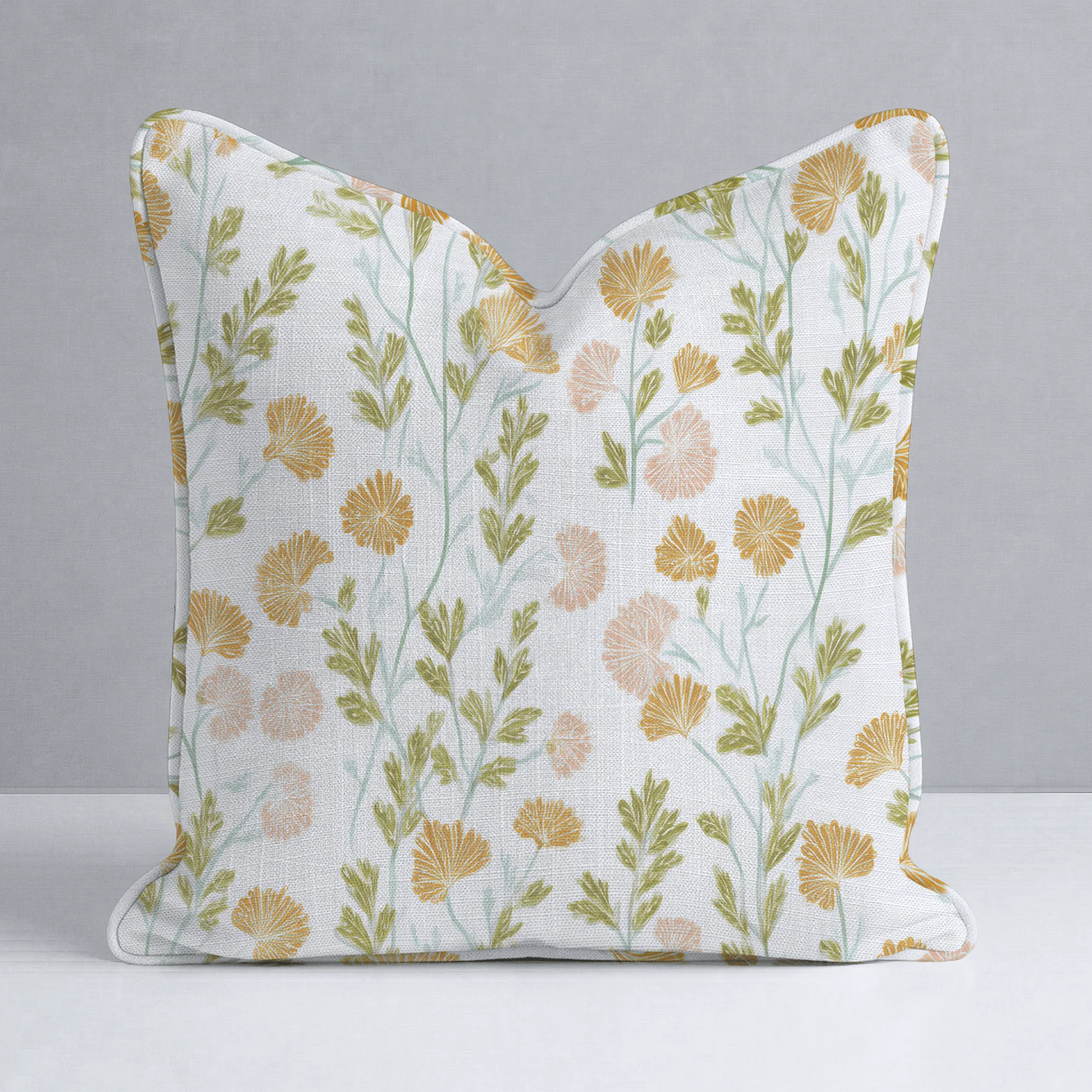 Faded Flora Throw Pillow - Image 12