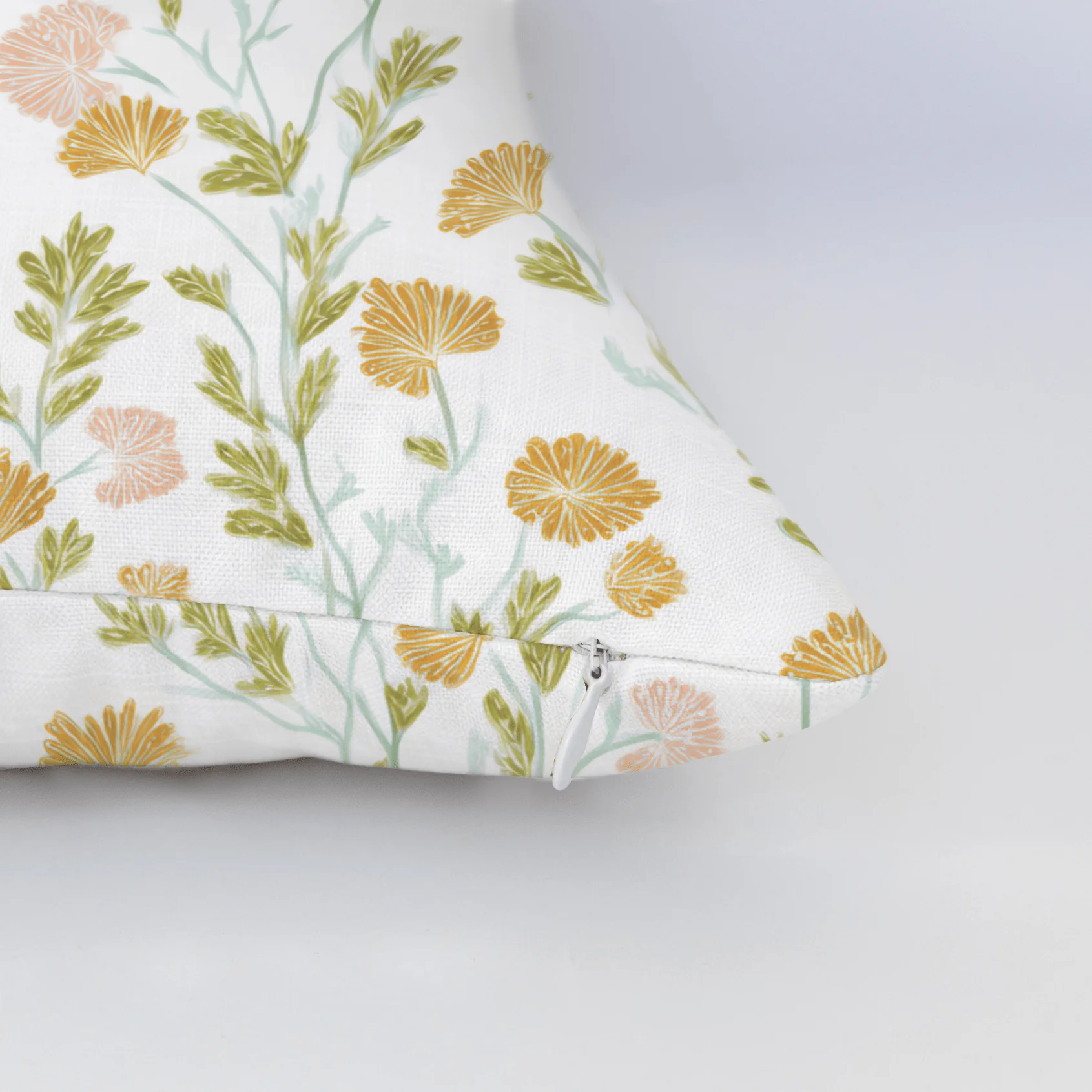 Faded Flora Throw Pillow - Image 5