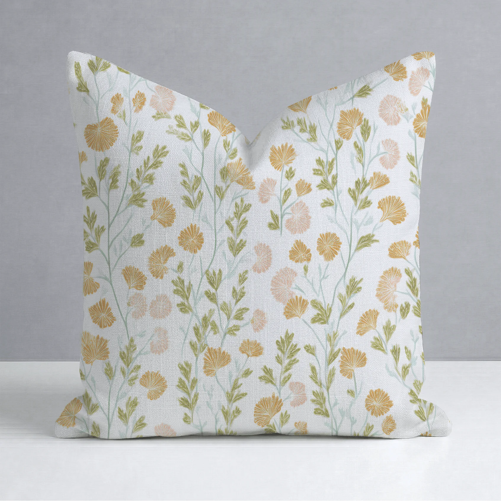 Faded Flora Throw Pillow - Image 8