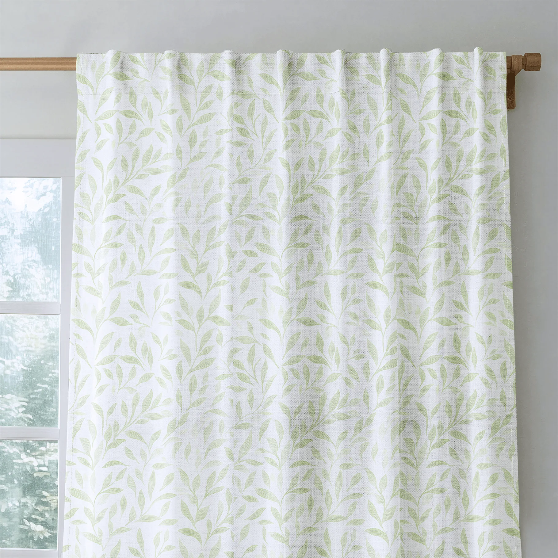 Fall Green - Drapery - Image 5