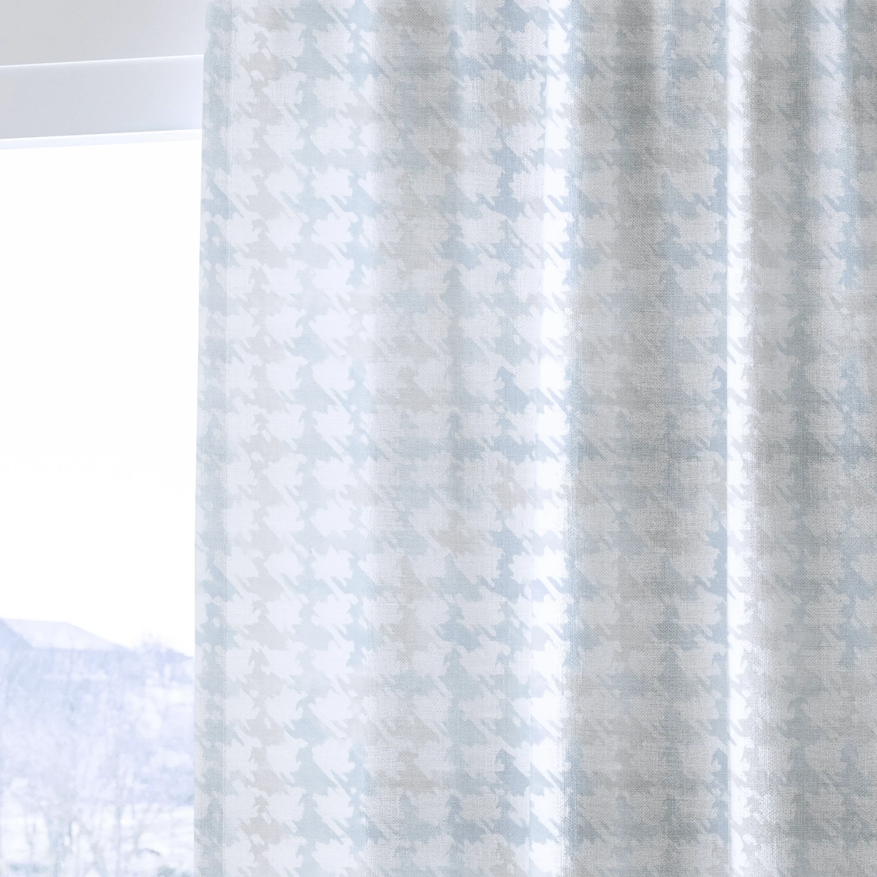 Feather Houndstooth - Drapery - Image 4