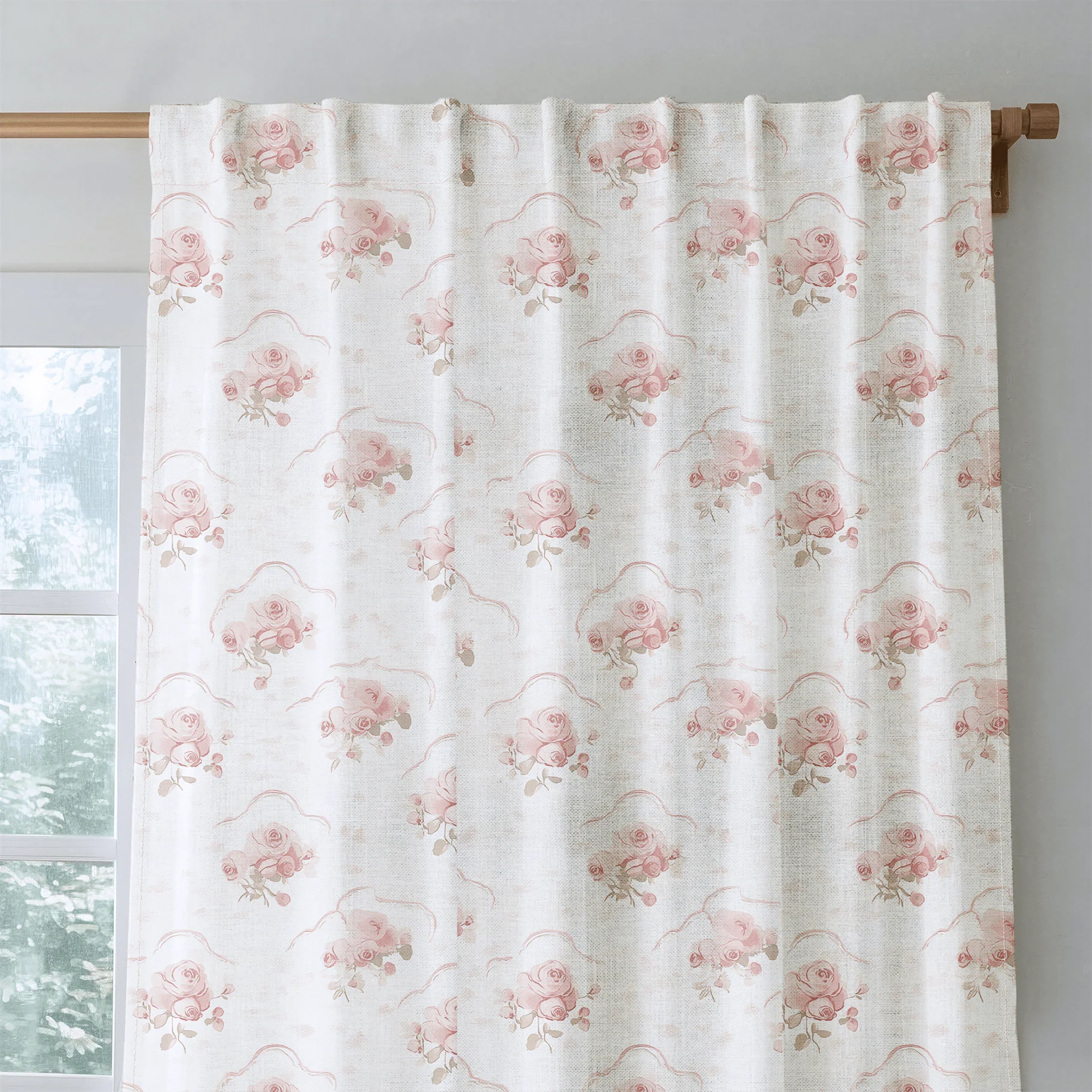 Floral Cameo - Drapery - Image 5