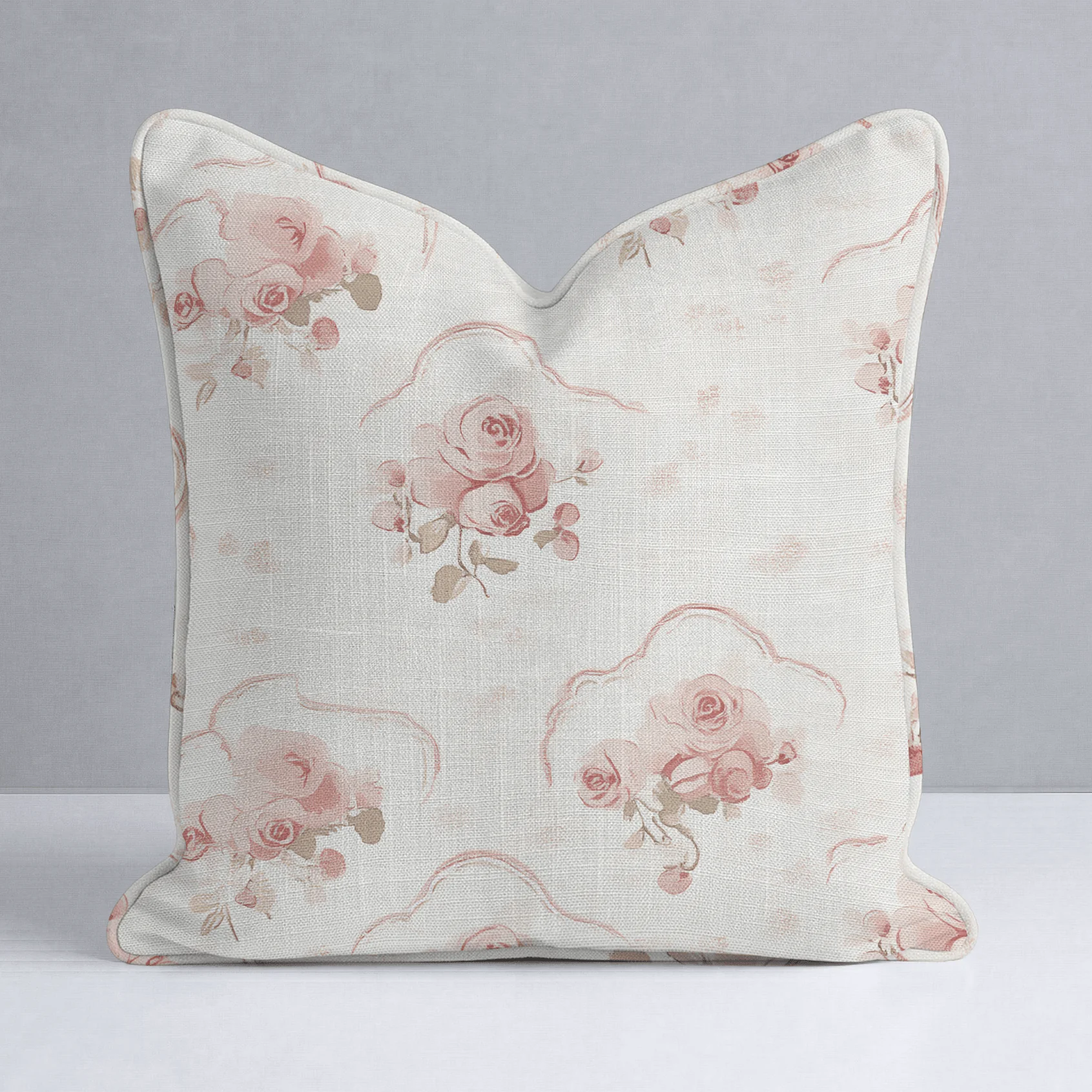 Floral Cameo Throw Pillow - Image 12