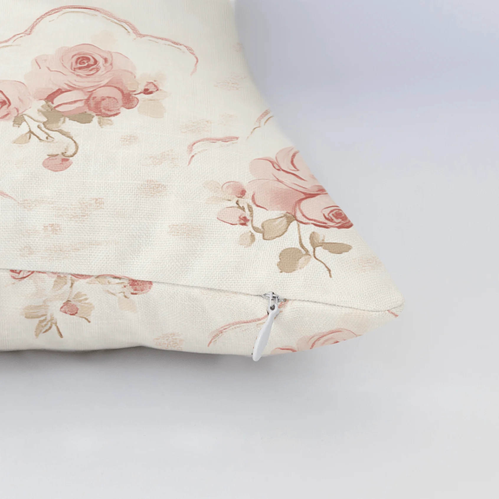 Floral Cameo Throw Pillow - Image 5