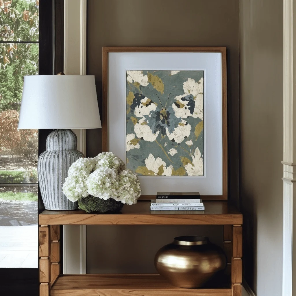 Flutter in Blue - Art Print - Image 2