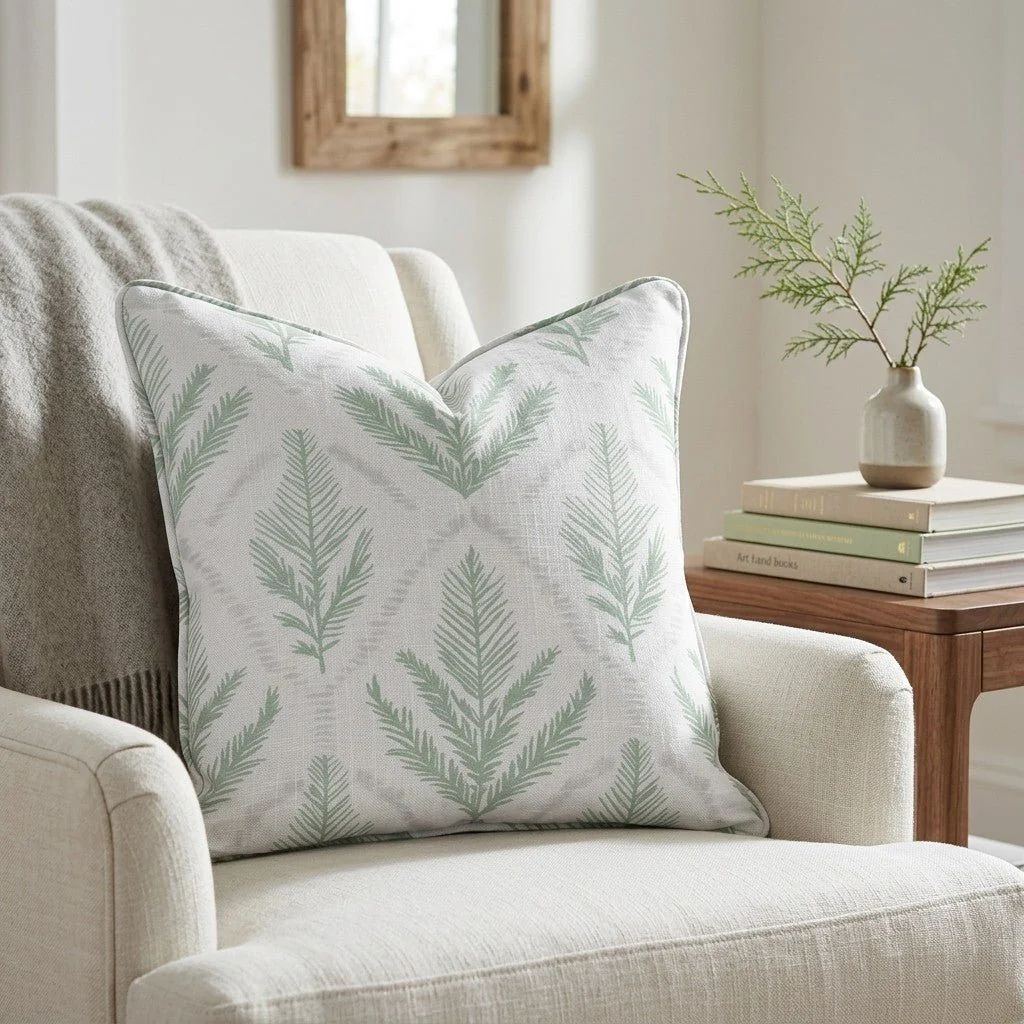 Forest Path Throw Pillow - Image 2