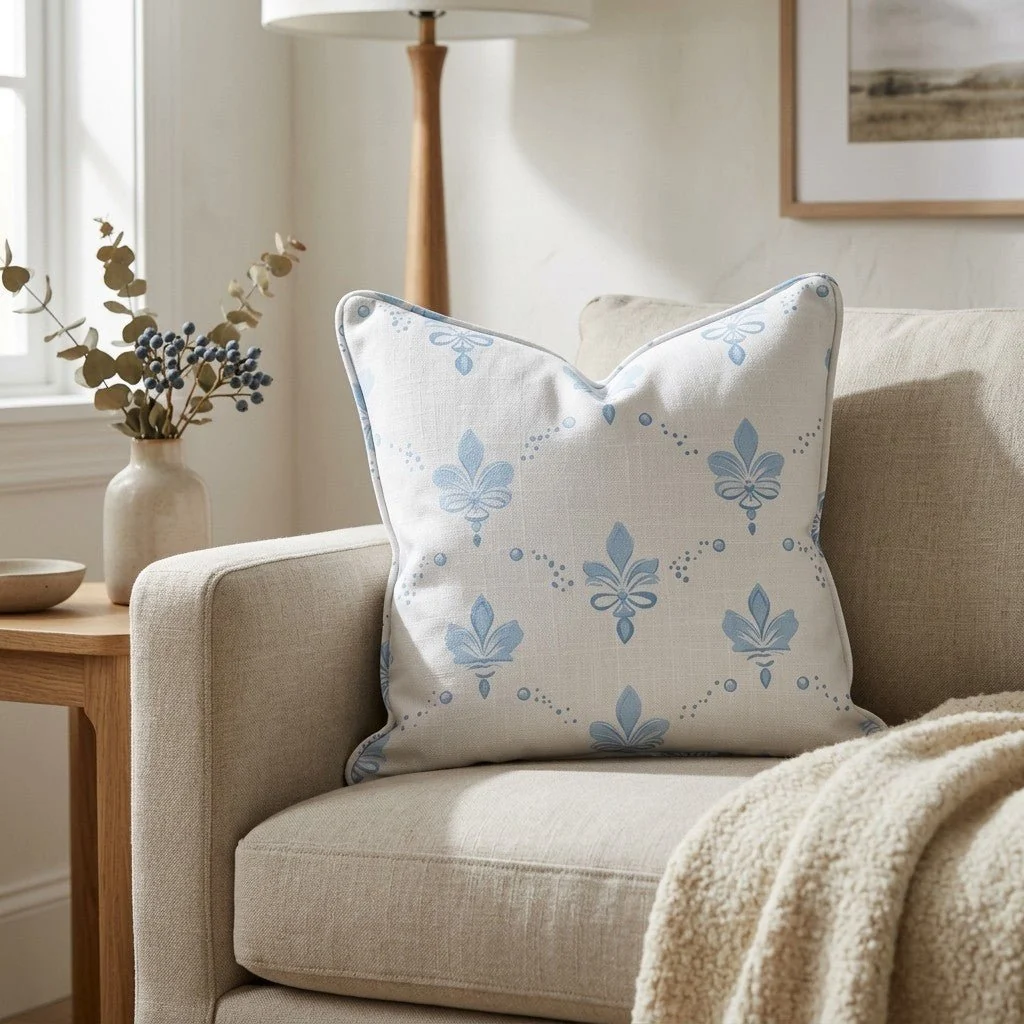 French Riviera Throw Pillow - Image 2