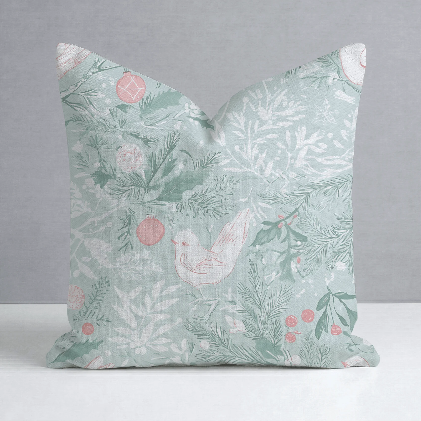 Frosted Flock Throw Pillow - Image 8