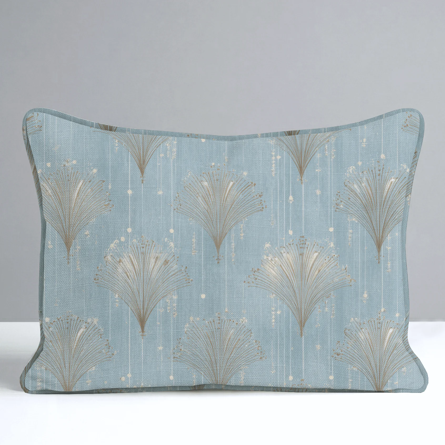Gold Fanning Throw Pillow - Image 7