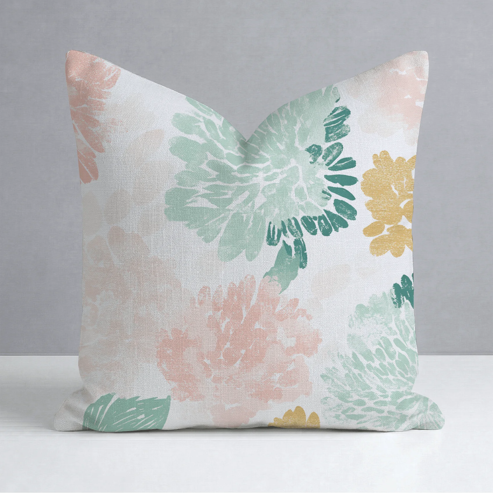 Golden Dahlia Throw Pillow - Image 11
