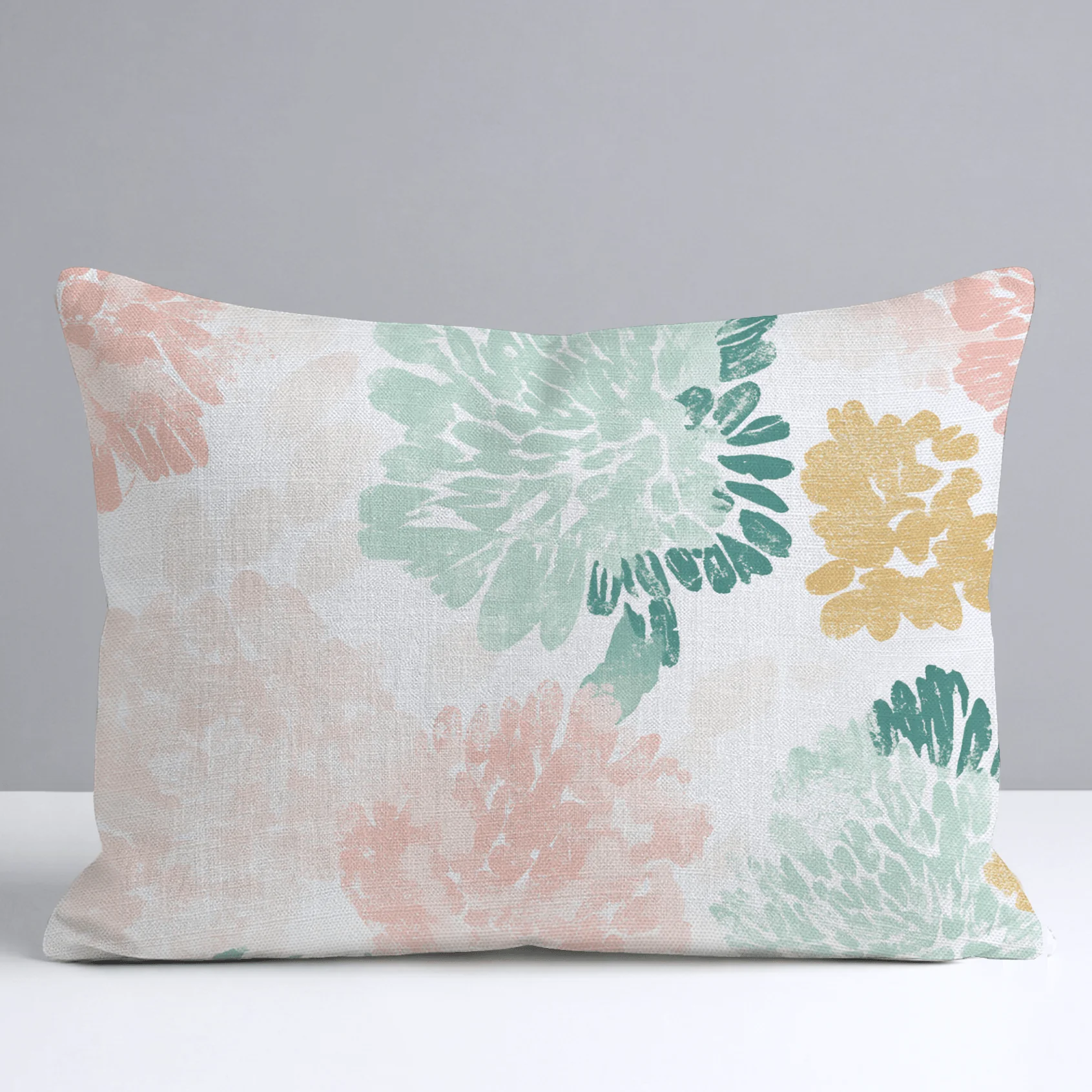 Golden Dahlia Throw Pillow - Image 6