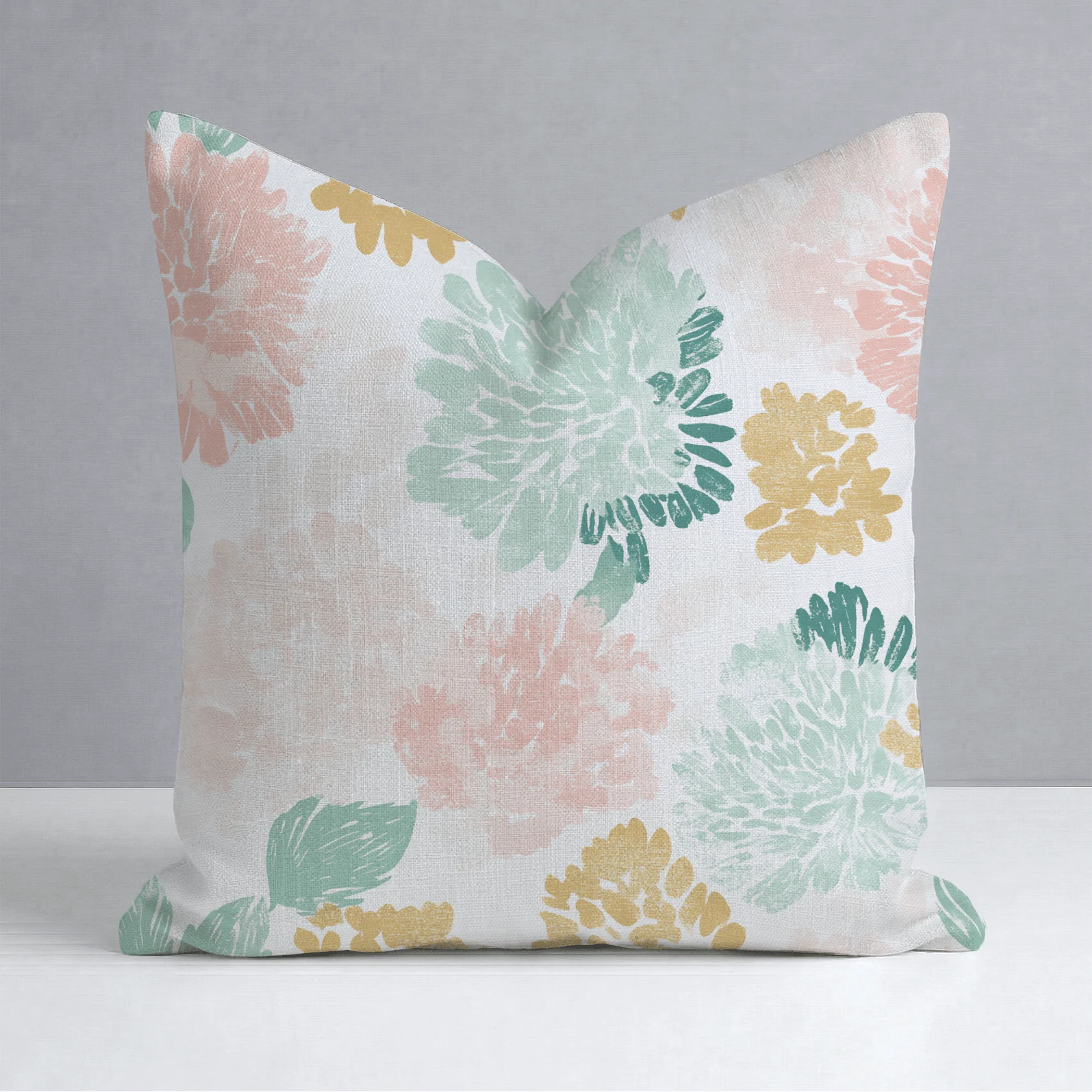 Golden Dahlia Throw Pillow - Image 8