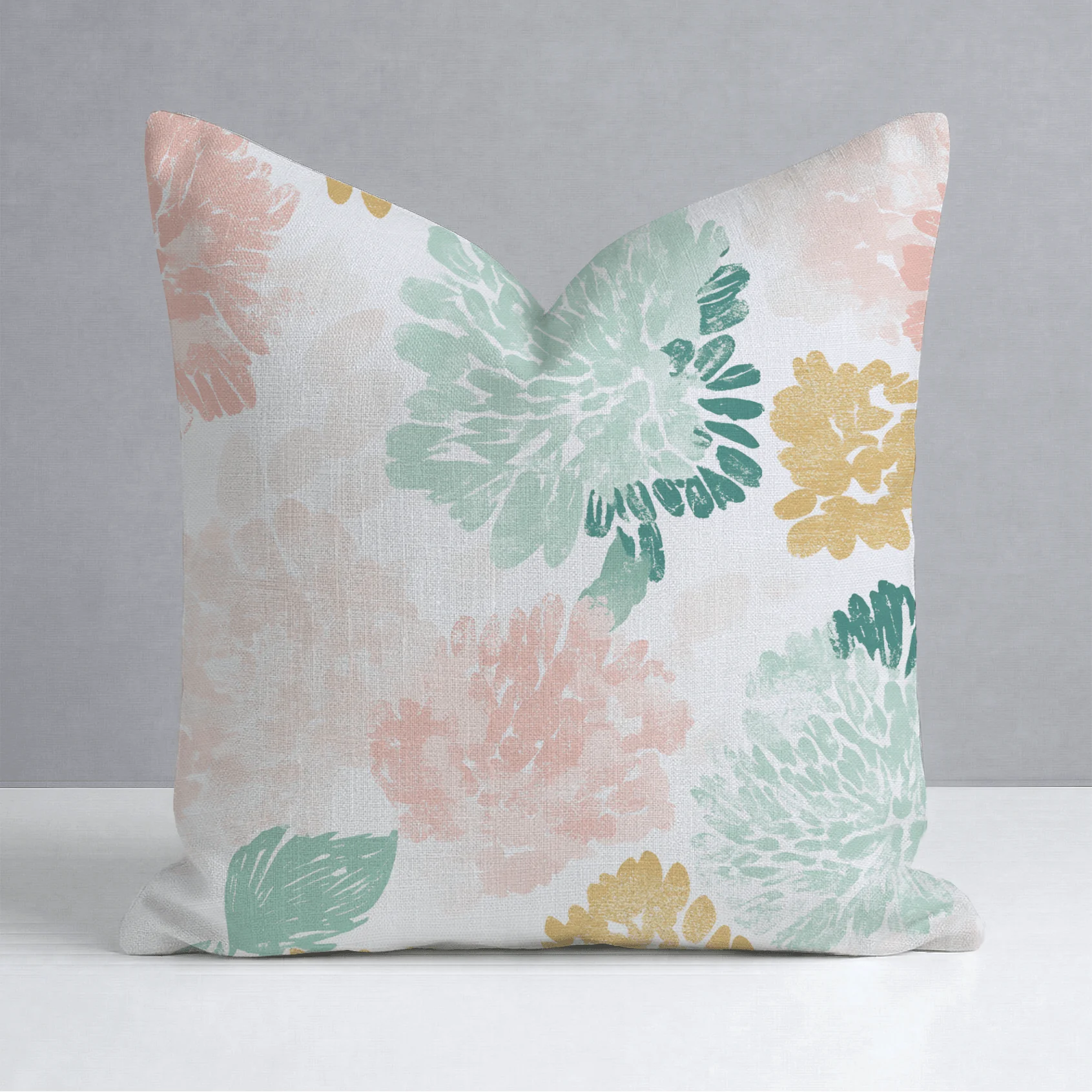 Golden Dahlia Throw Pillow - Image 9