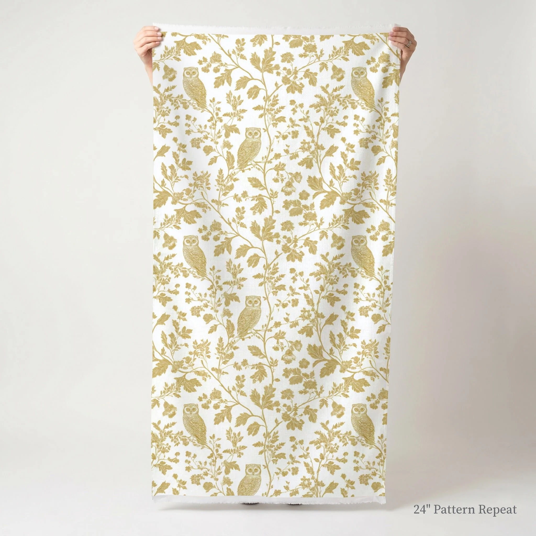 Golden Owl Friend - Fabric - Image 3