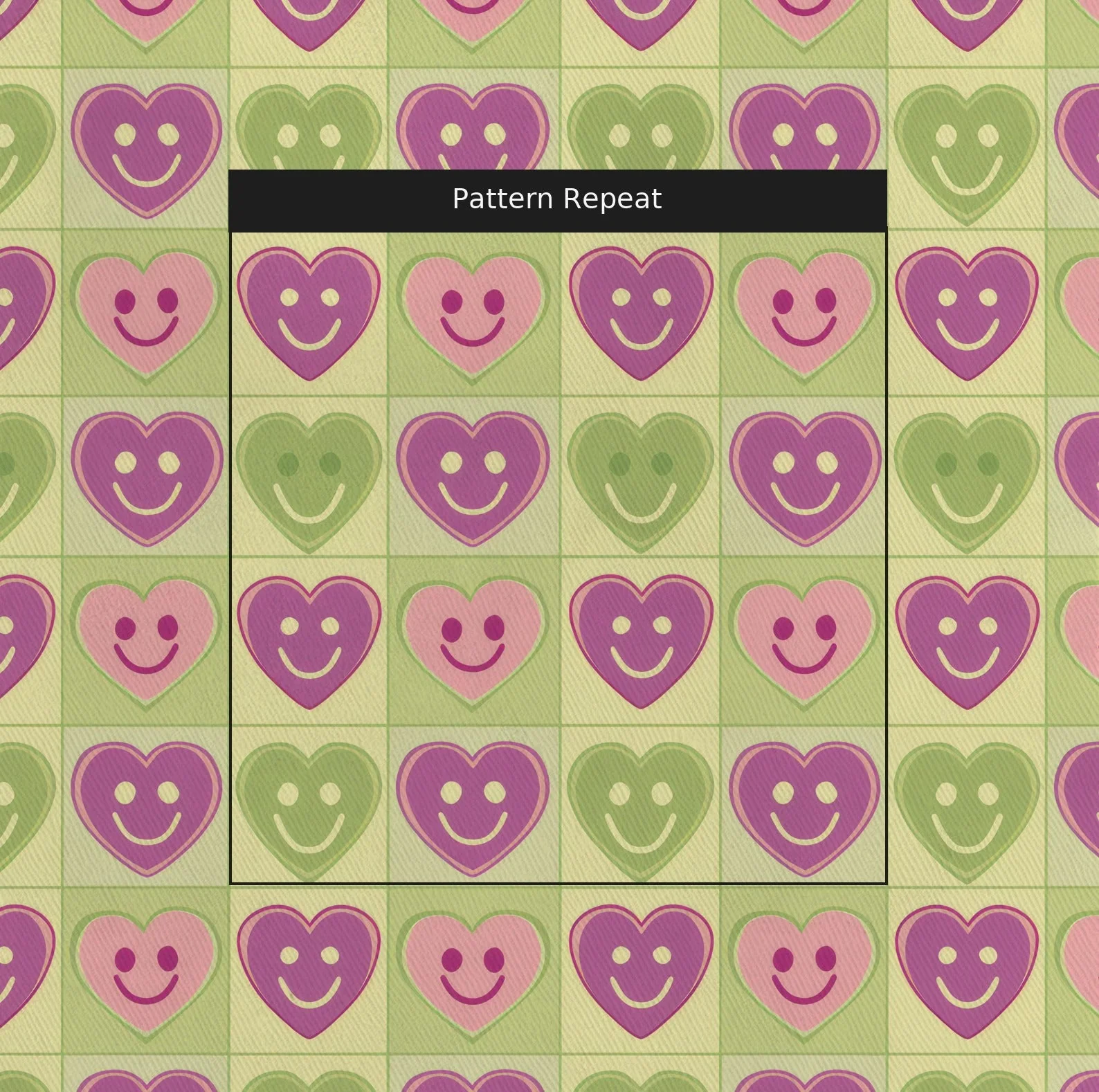 Happy Hearts - Fabric - Image 2