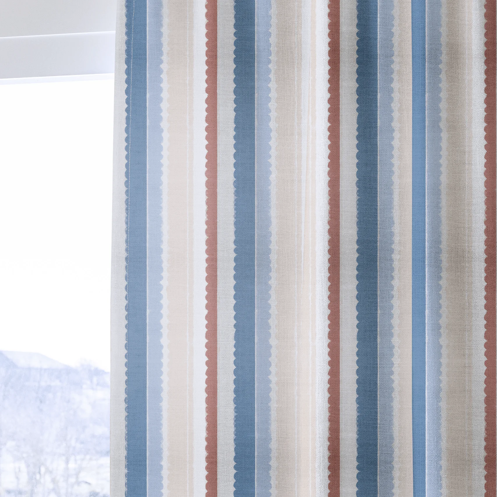 Harbor Stripe - Drapery - Image 4