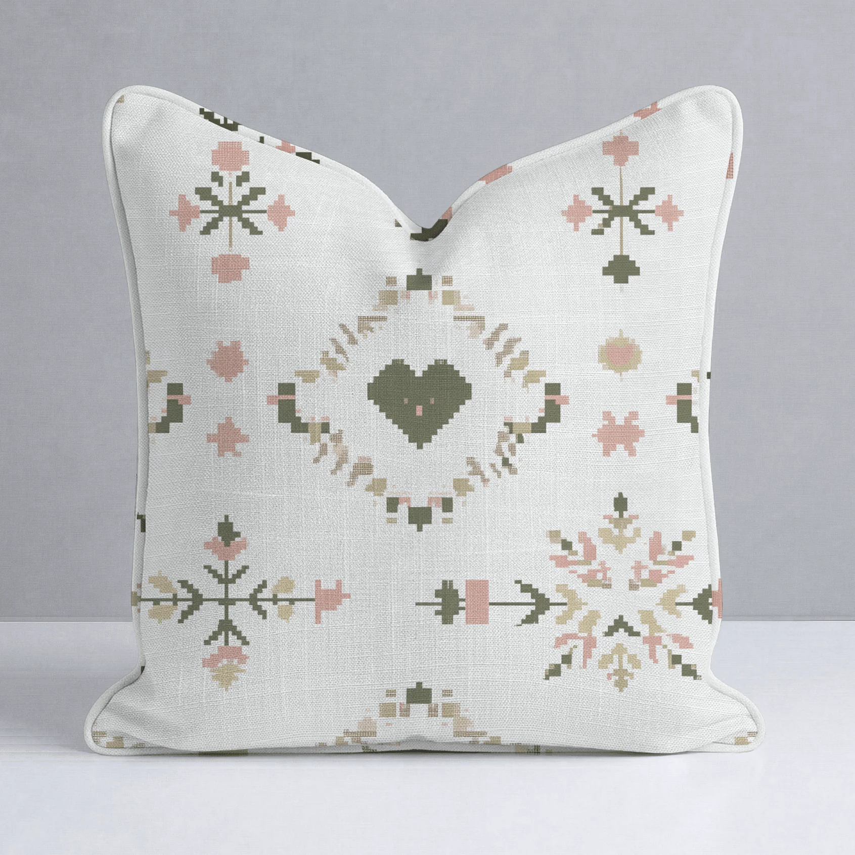 Heartland Stitch Throw Pillow - Image 10