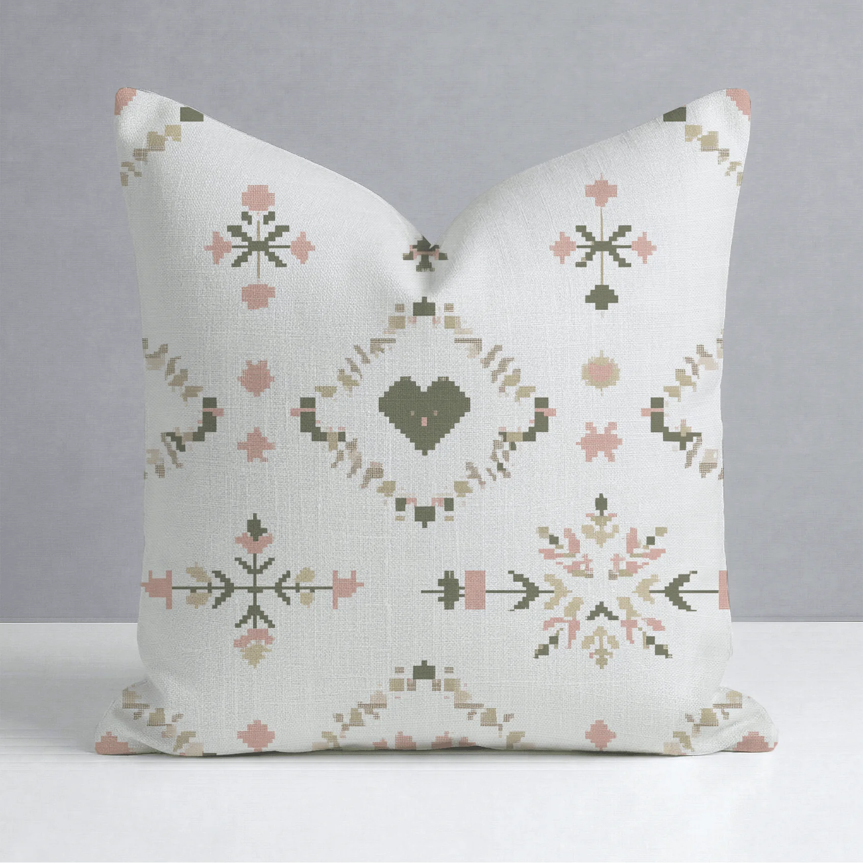 Heartland Stitch Throw Pillow - Image 8