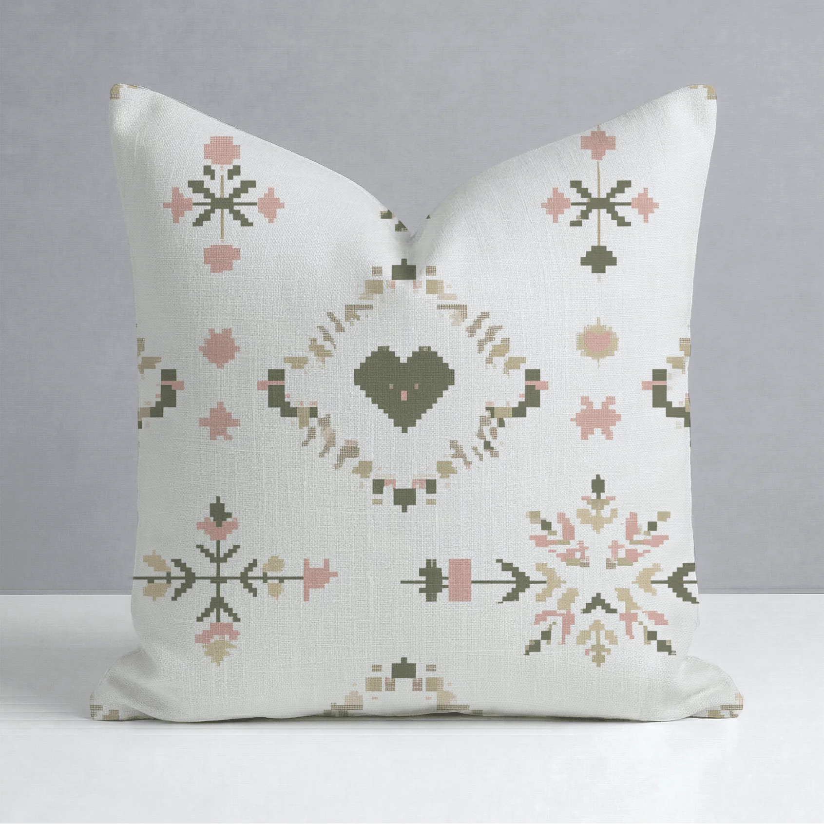 Heartland Stitch Throw Pillow - Image 9