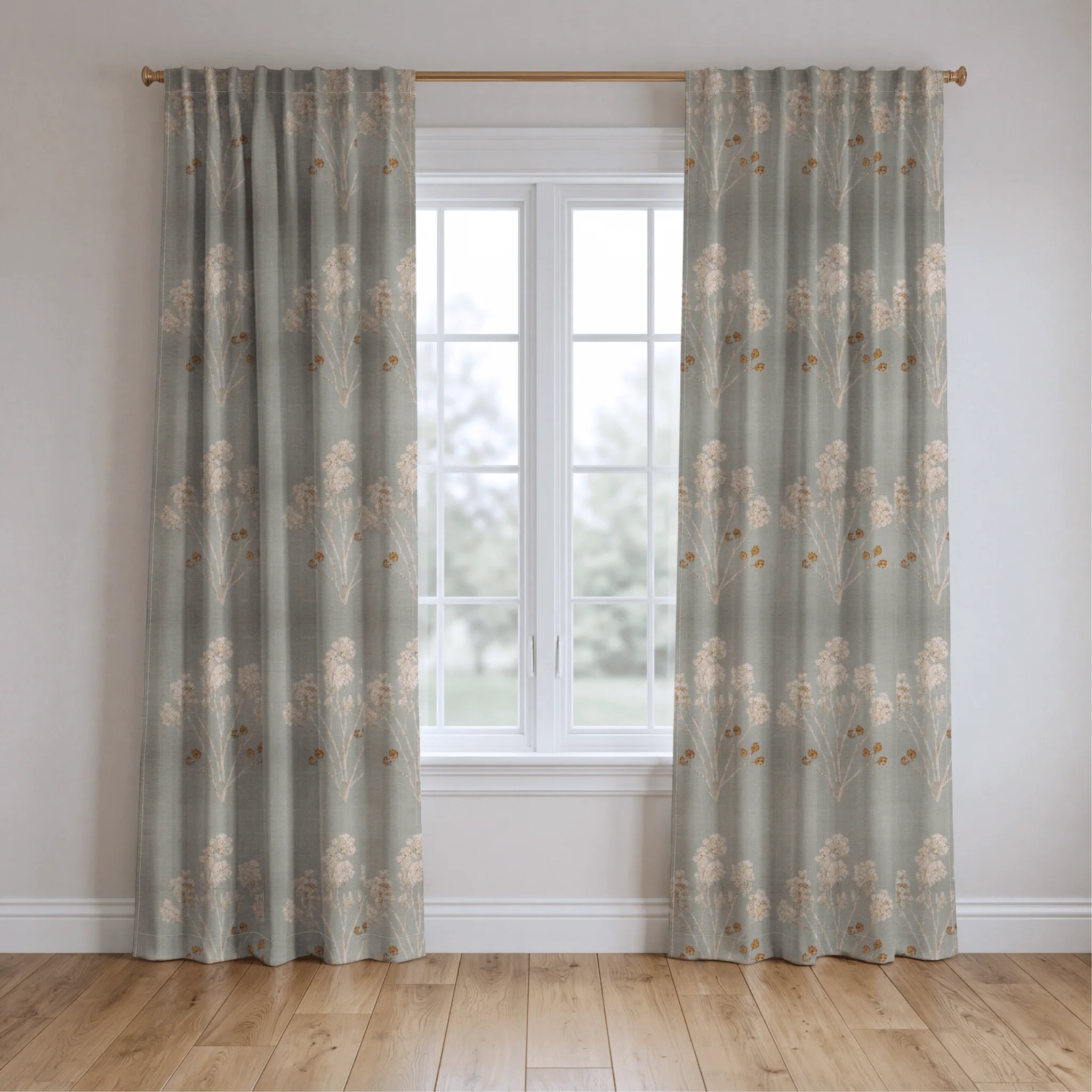 Hedgerow Sage Botanical - Drapery - Image 2