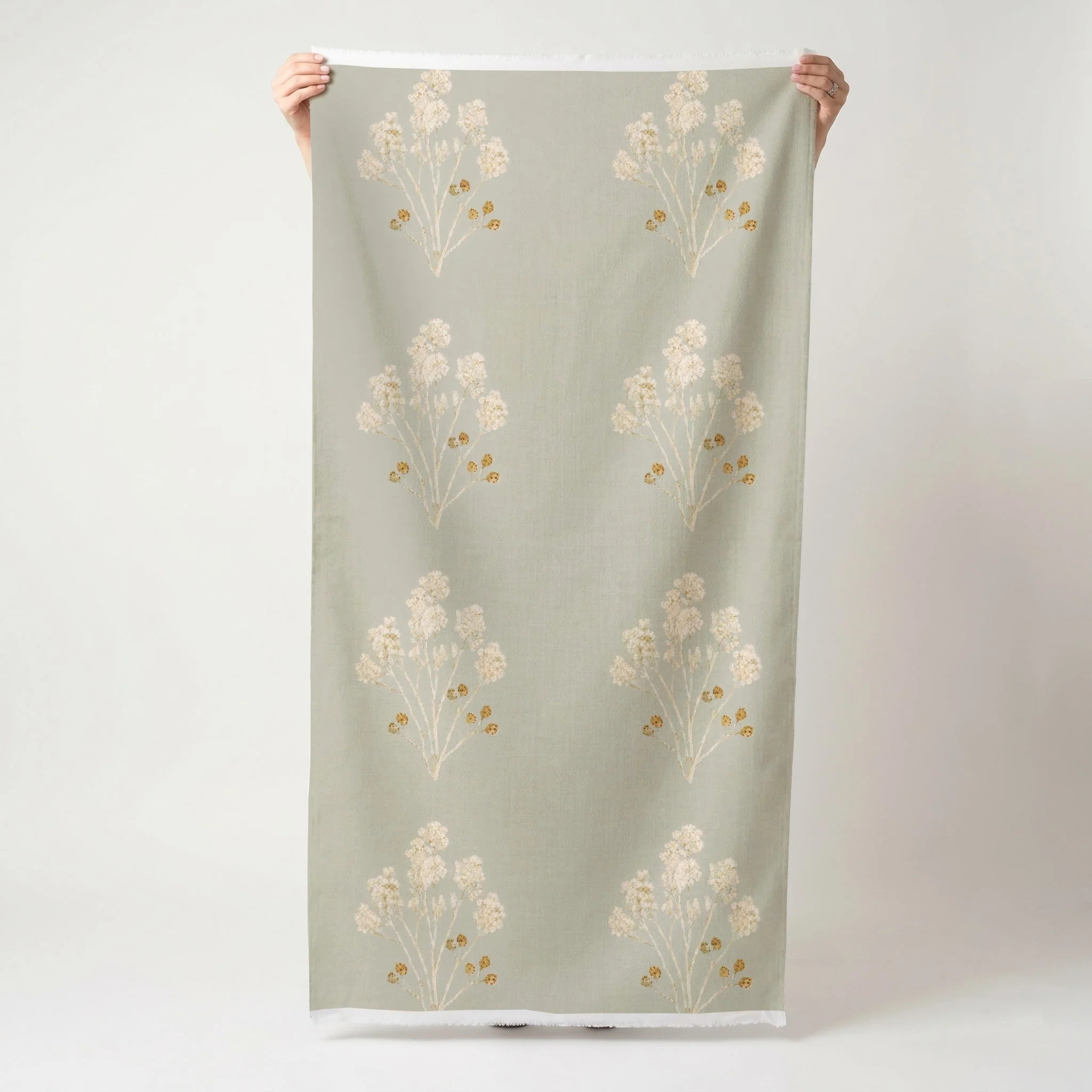 Hedgerow Sage Botanical - Fabric - Image 3