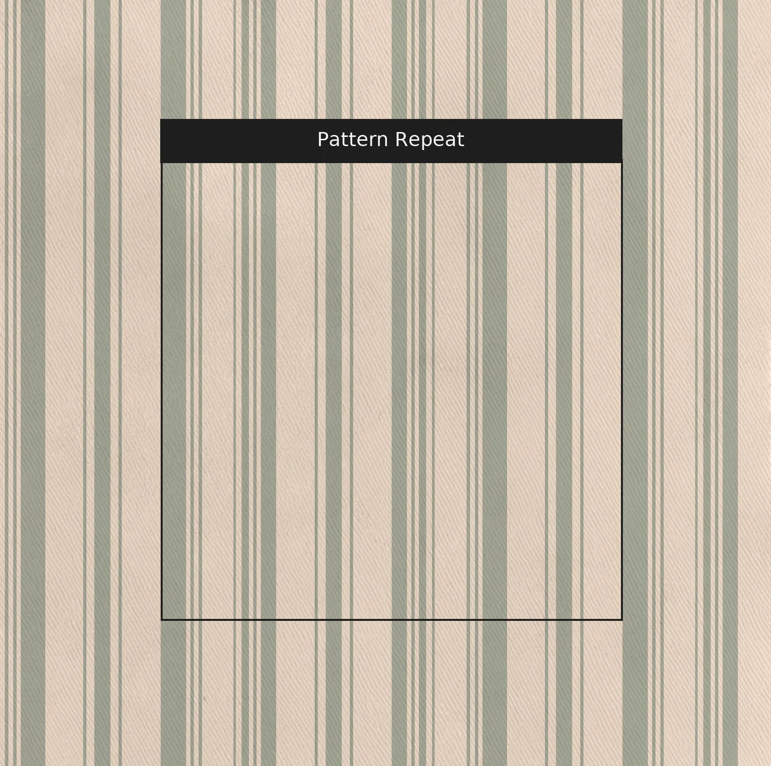 Hedgerow Sage Stripes - Fabric - Image 2