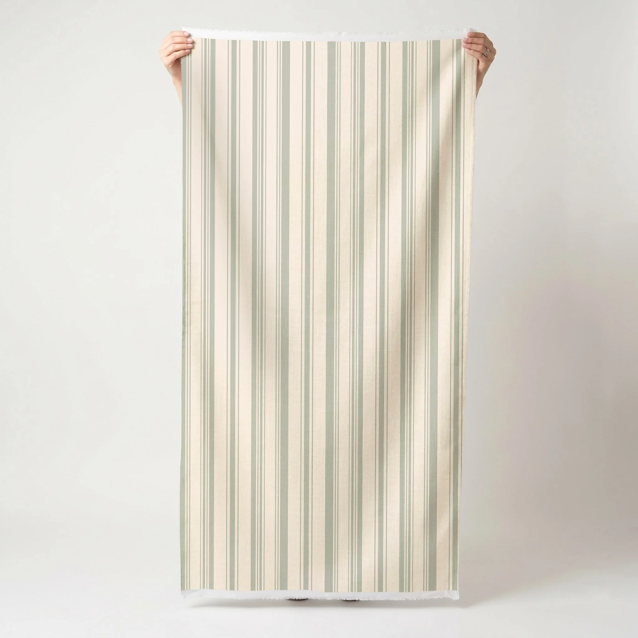 Hedgerow Sage Stripes - Fabric - Image 3