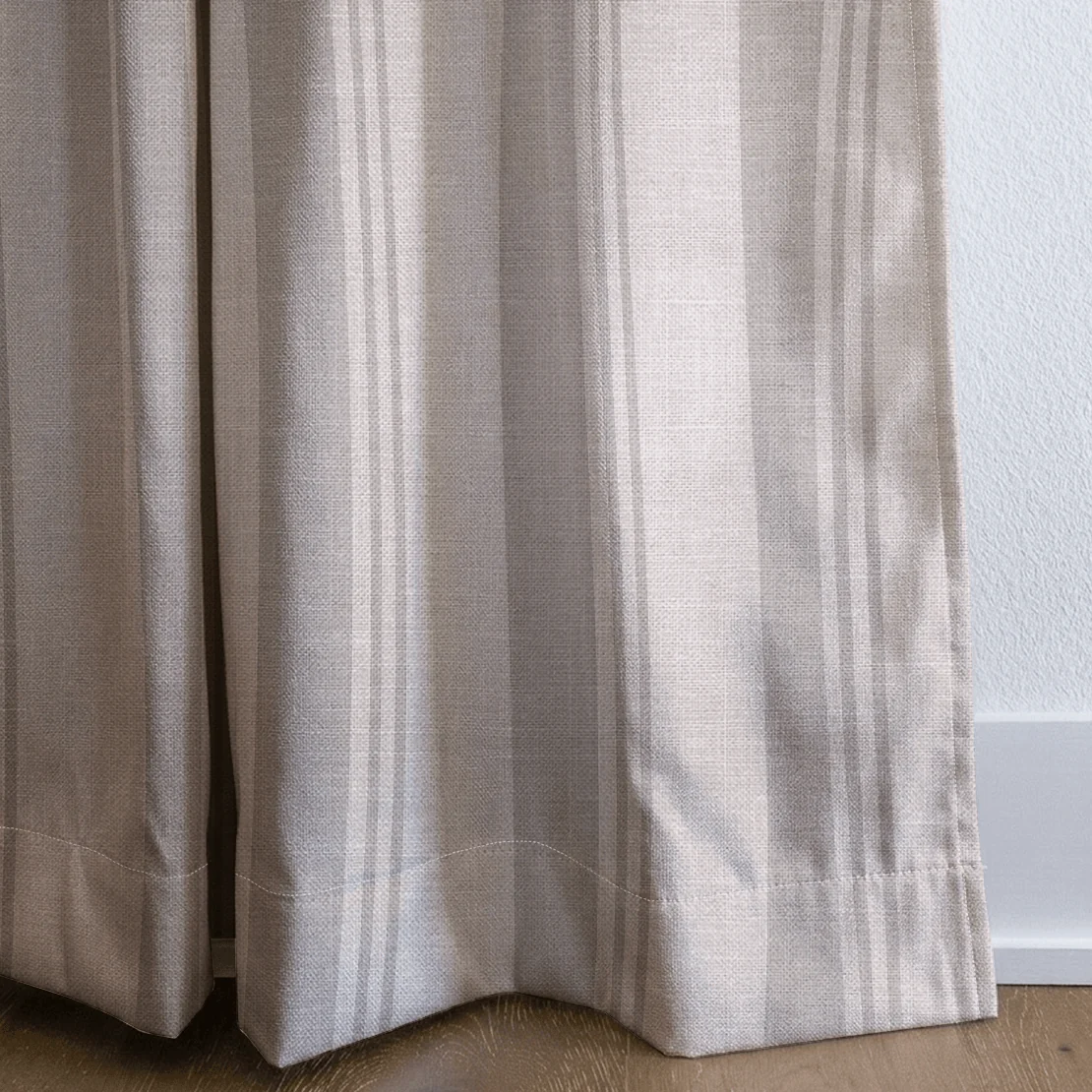 Hedgerow Travertine Stripes - Drapery