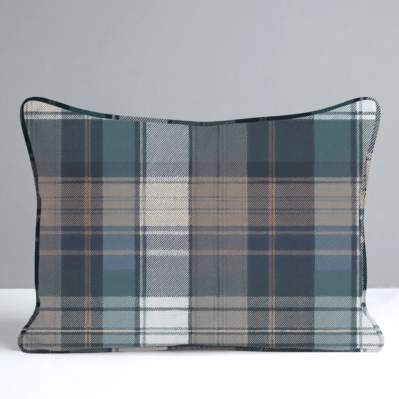 Highland Plaid Throw Pillow - Image 7