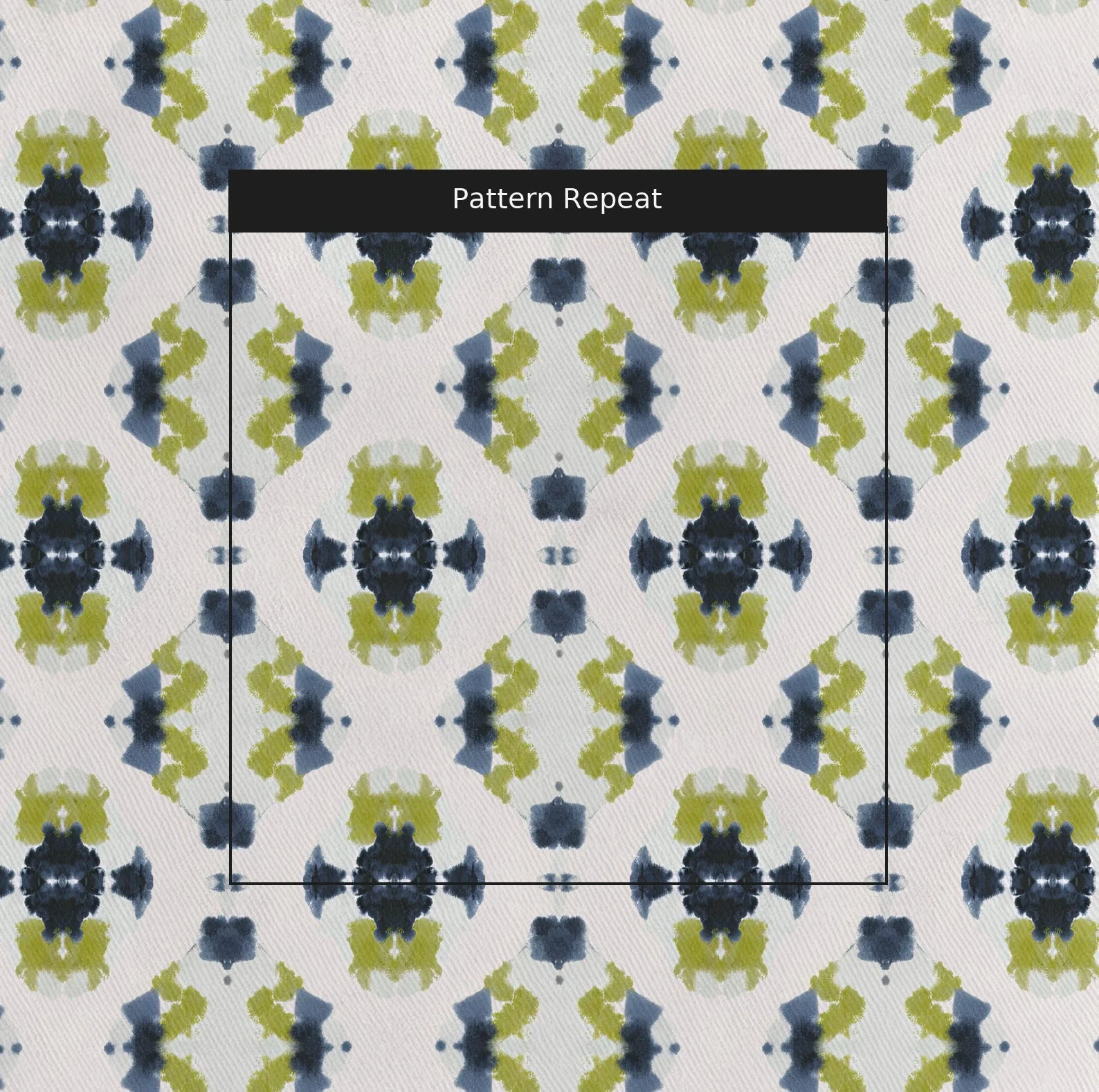 Indigo Clover - Fabric - Image 2