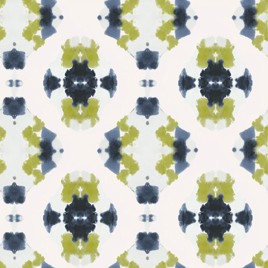 Indigo Clover Wallpaper