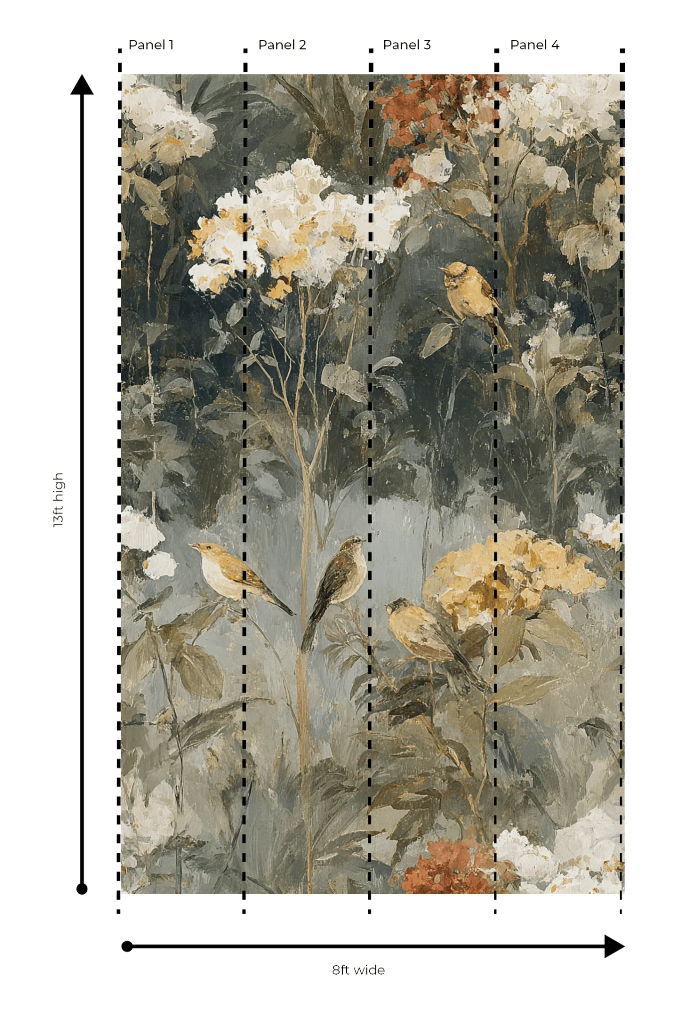 Jardin - Wall Mural - Image 3
