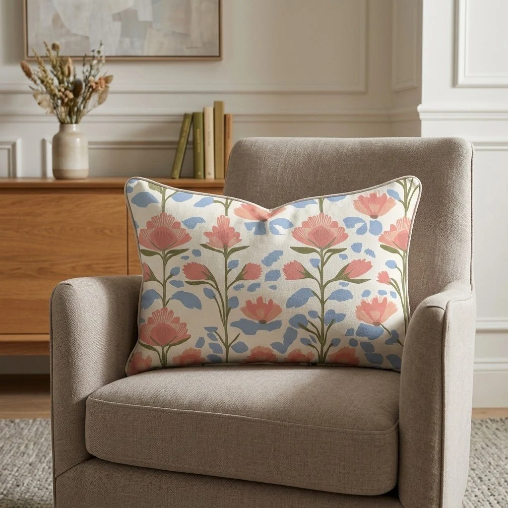 June In Bloom Throw Pillow - Image 3