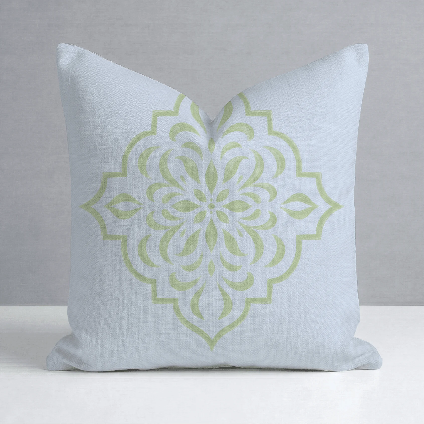 Key Lime Columbia Medley Throw Pillow - Image 3