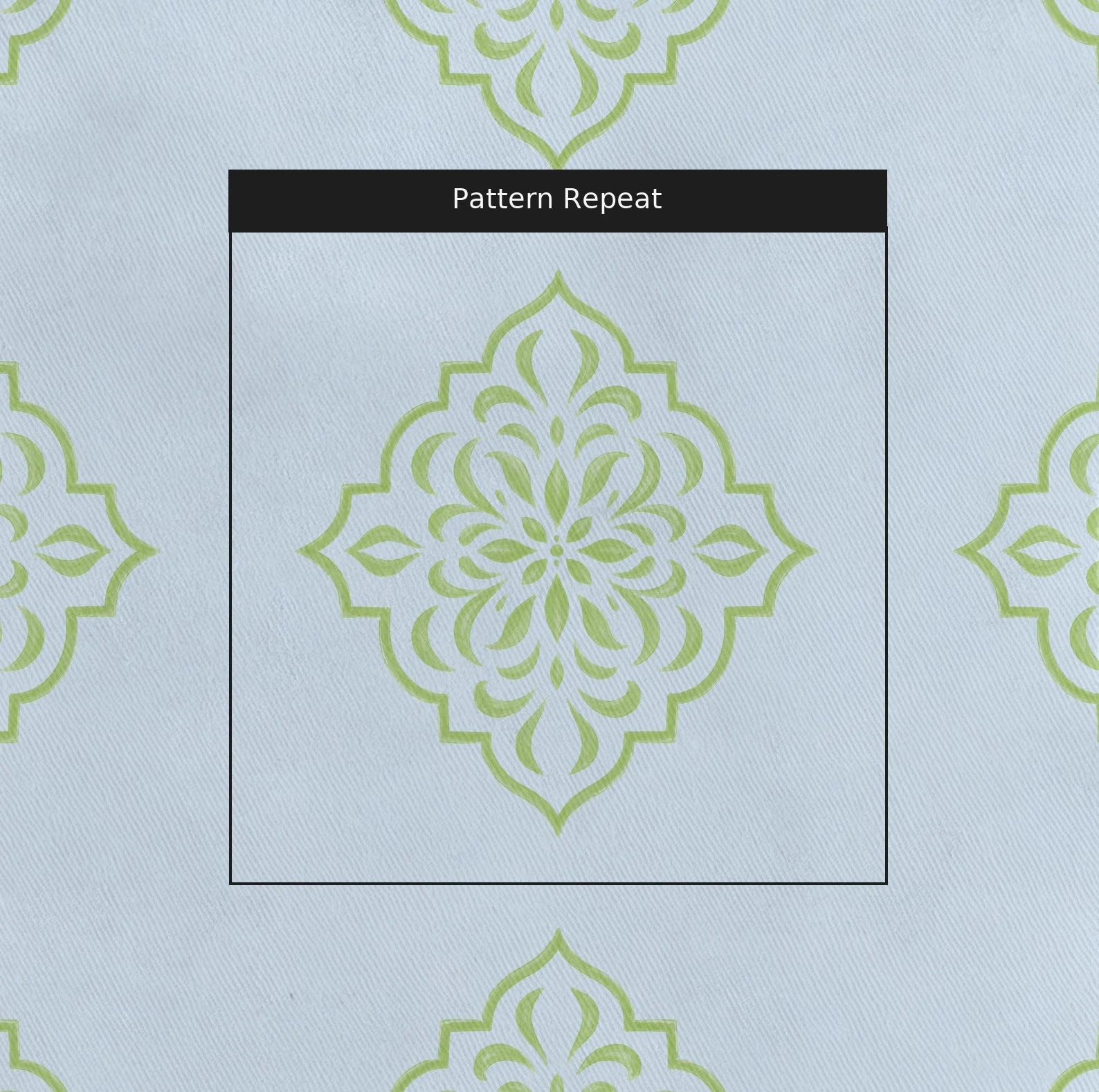 Key Lime Columbia Mosiac - Fabric - Image 2