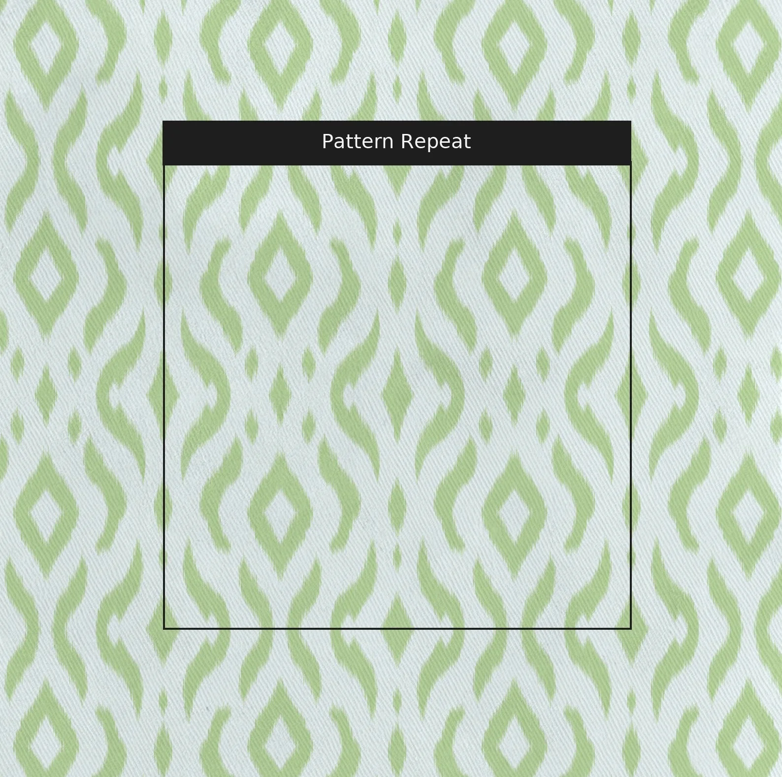 Key Lime Ikat - Fabric - Image 2