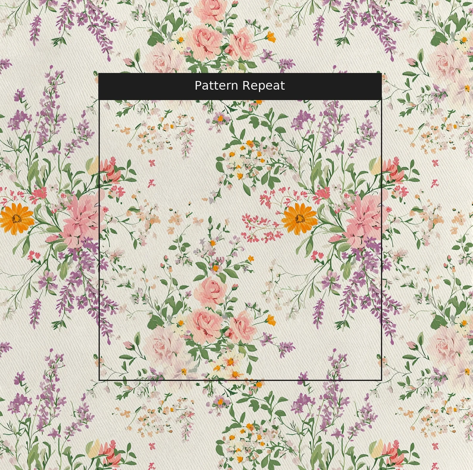 Lavender Lace - Fabric - Image 2