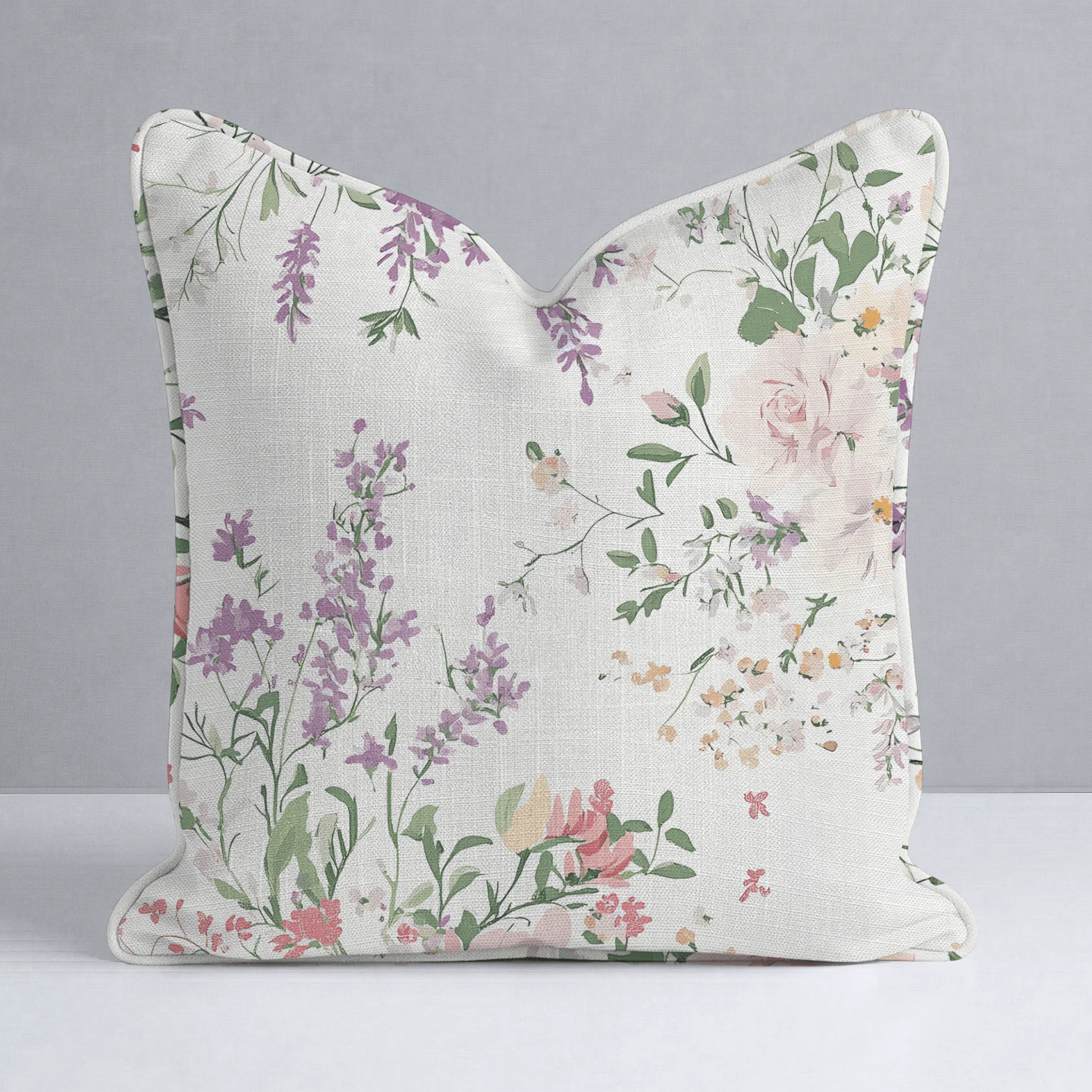 Lavender Lace Throw Pillow - Image 12