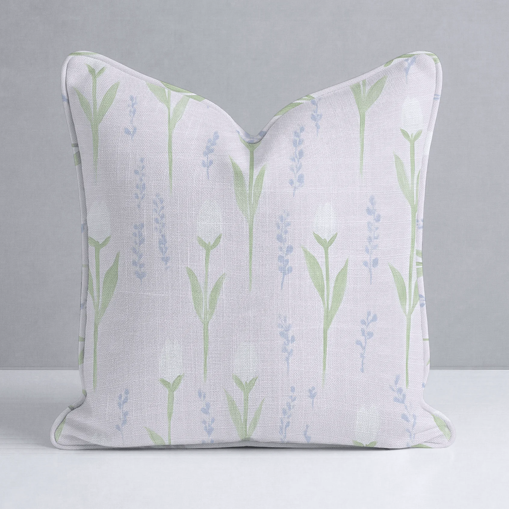 Lavender Lane Throw Pillow