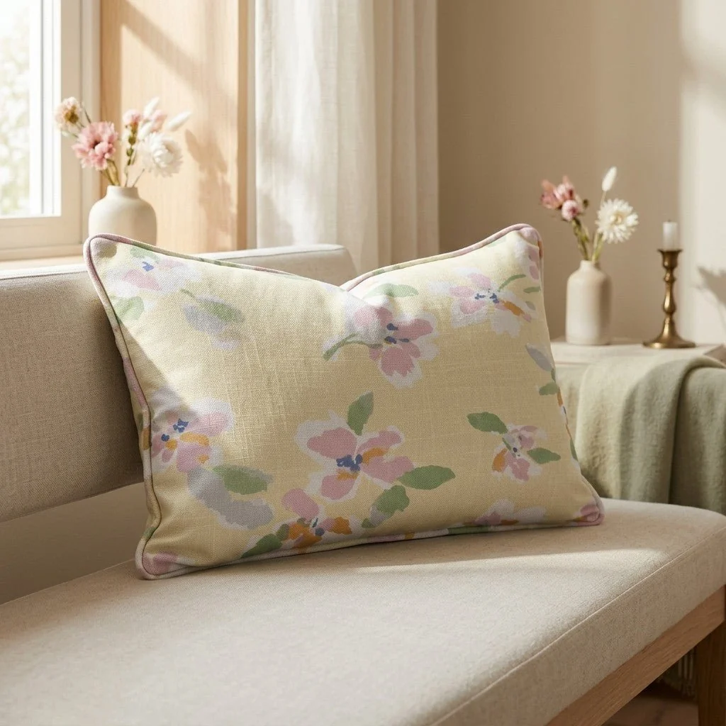 Lemon Meringue Throw Pillow - Image 3
