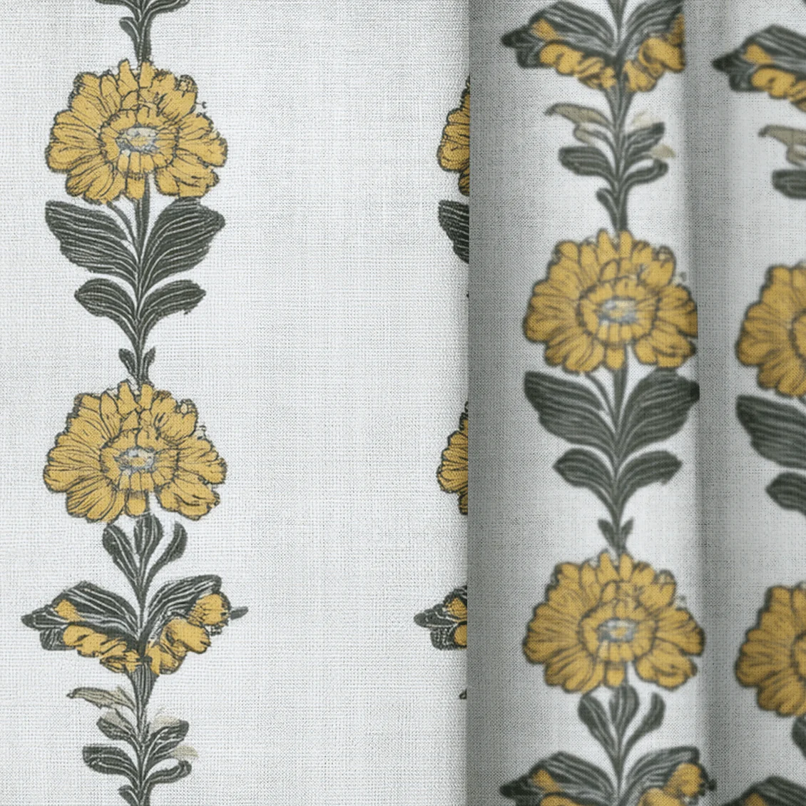 Lemon Poppy - Drapery - Image 3