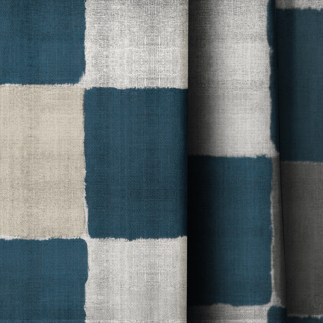 Letterman Check - Drapery - Image 3