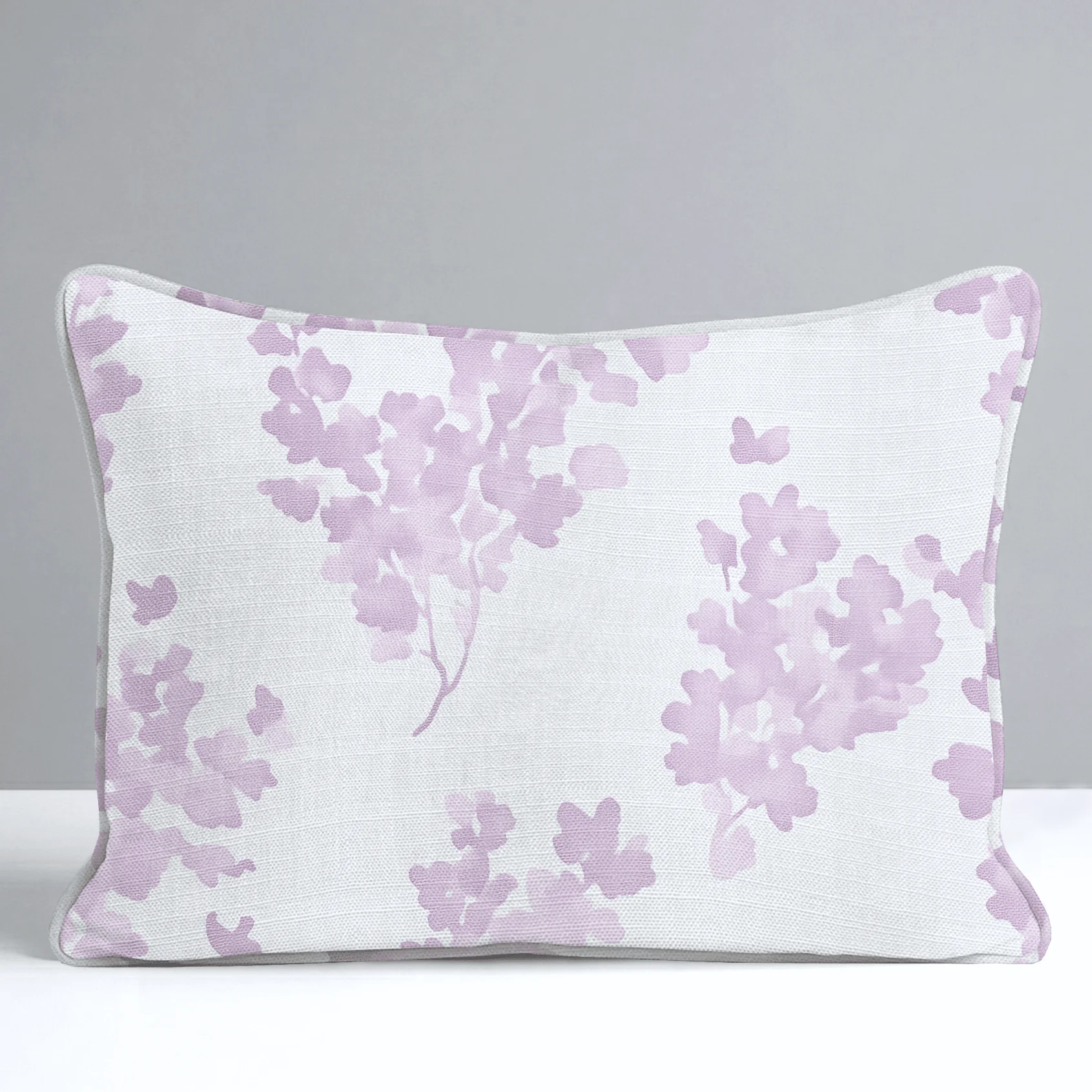 Lilac Stems Throw Pillow - Image 7