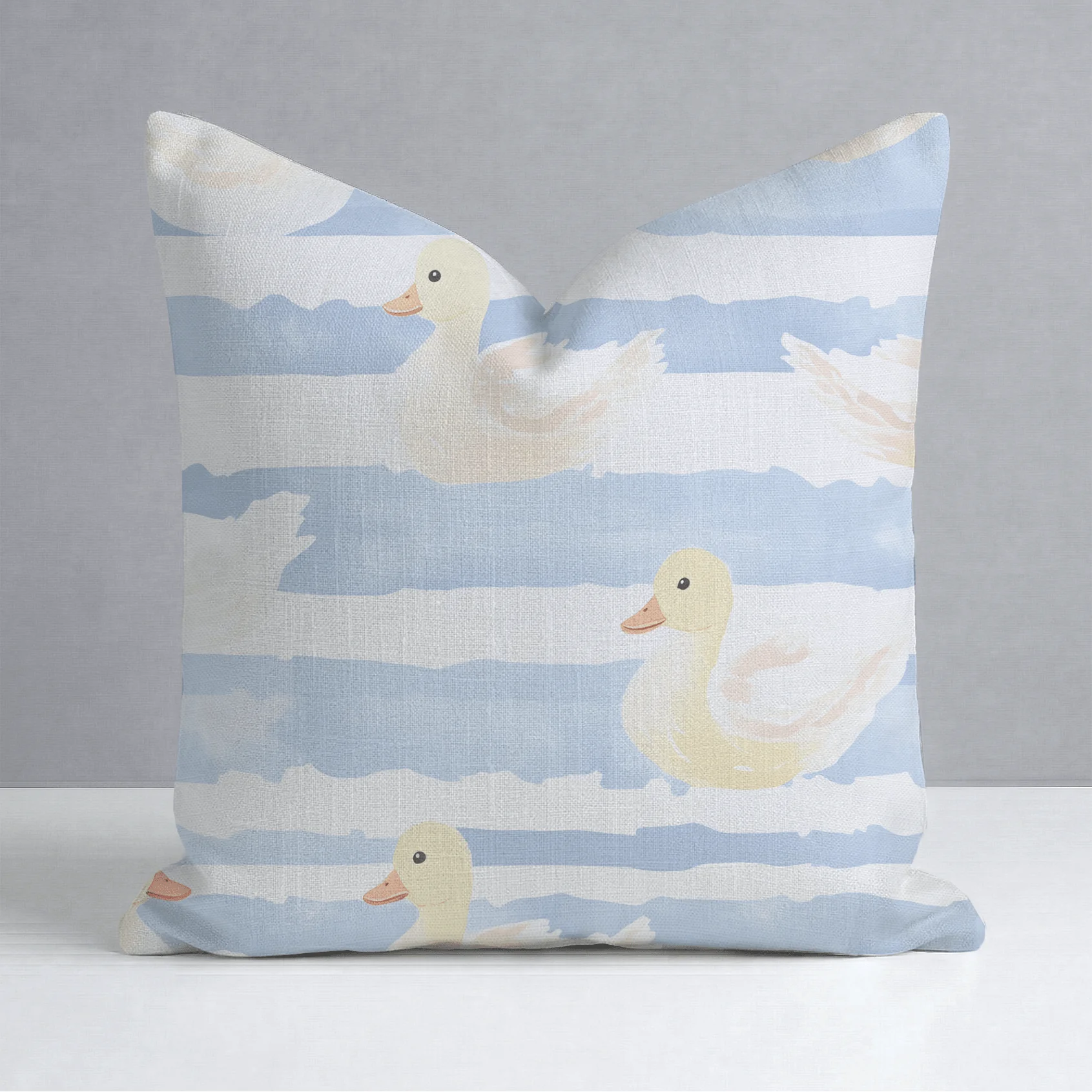 Little Ducklings Throw Pillow - Image 11