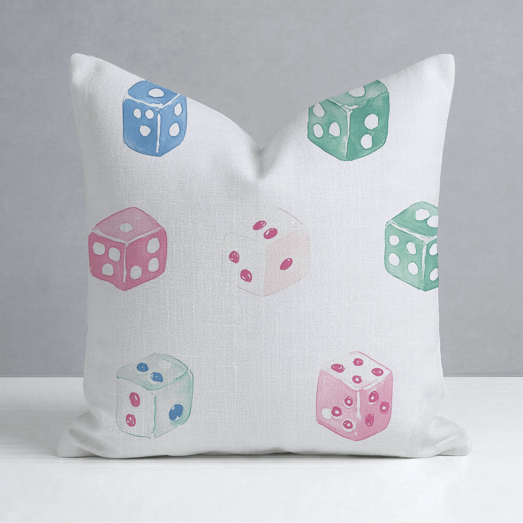 Lucky Dice Throw Pillow - Image 11
