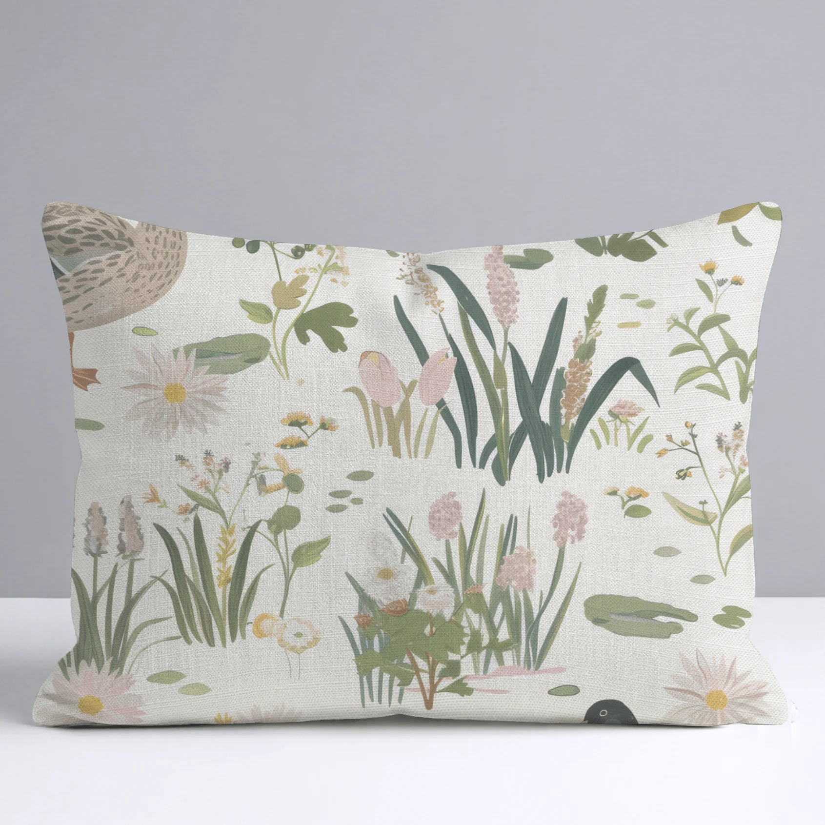 Mallard Meadow Throw Pillow - Image 6
